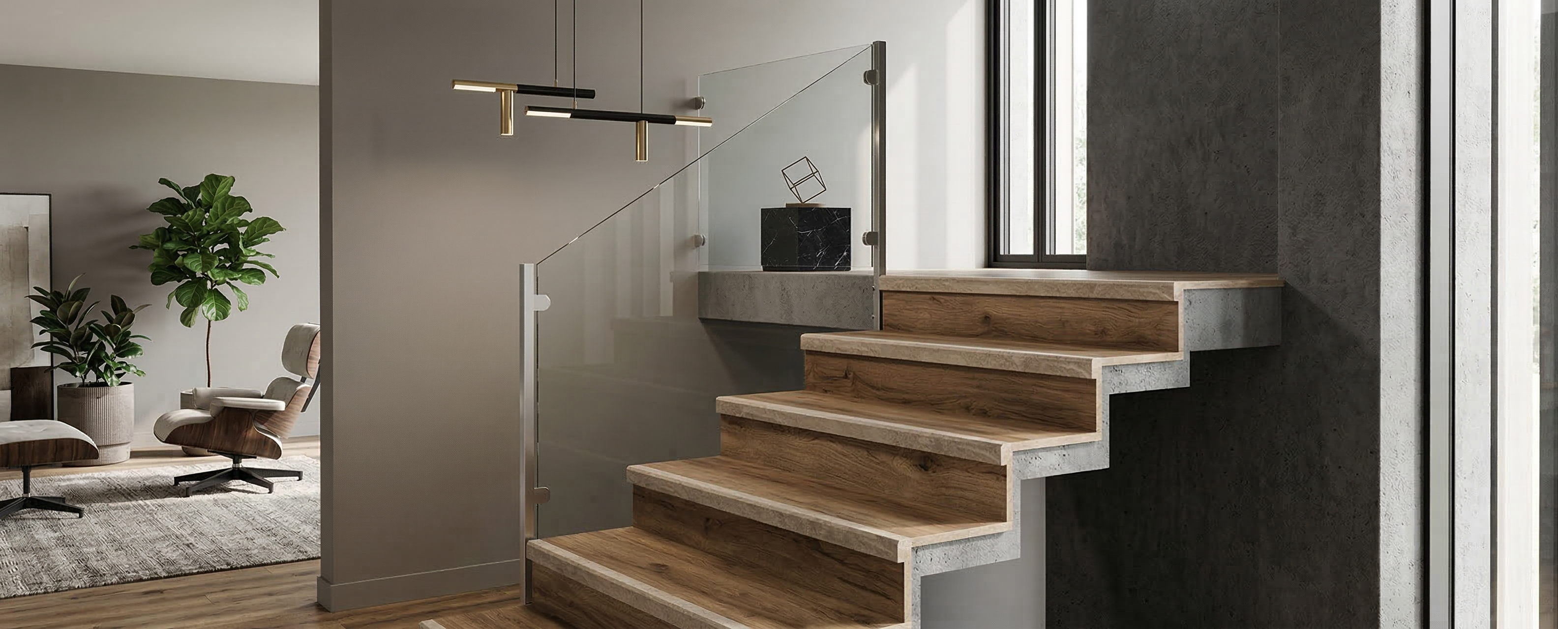 PELDAÑO PORCELÁNICO 31.7X120 CM. LEÑO BEIGE - 2