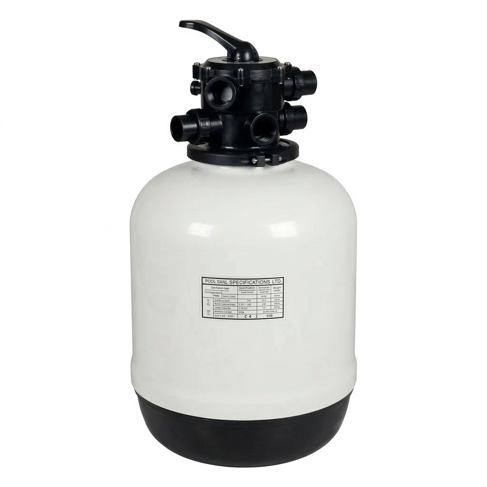 CASETA CON FILTRO LAMINADO 600MM+BOMBA 1CV+CLORADOR+PH 25G SERIE L-80 - 2