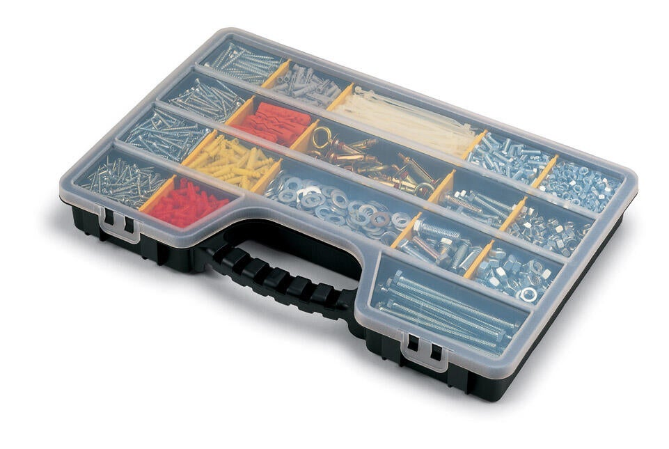 Mallette à vis plastique 22 compartiments avec séparateurs amovibles - TERRY - 3