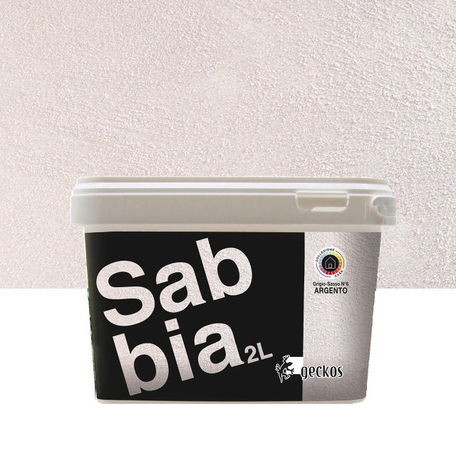 Pittura decorativa Sabbia GECKOS effetto sabbiato sasso 6 2 L