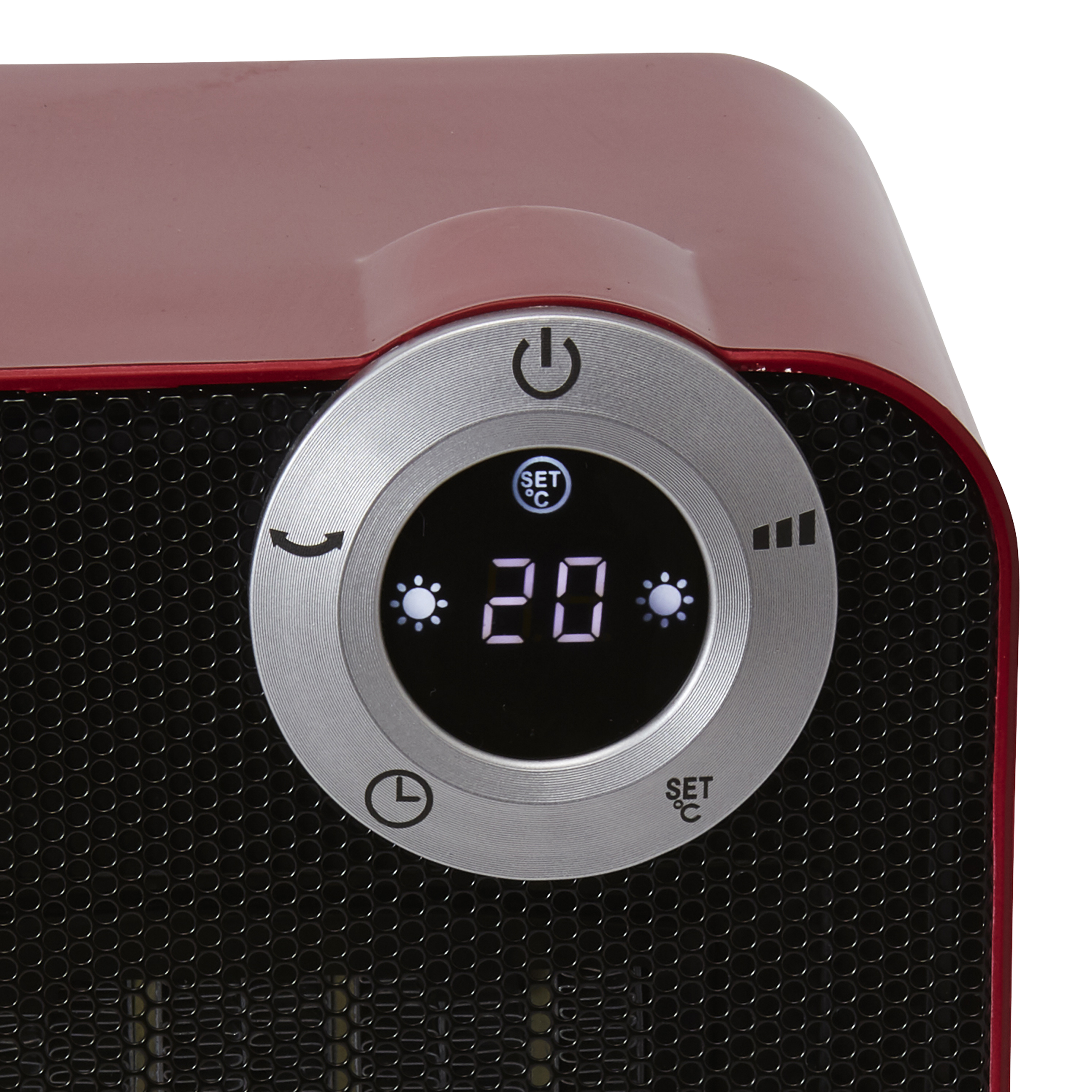 Radiateur soufflant céramique mobile électrique CLASS 3 1800 W Equation rouge - 3