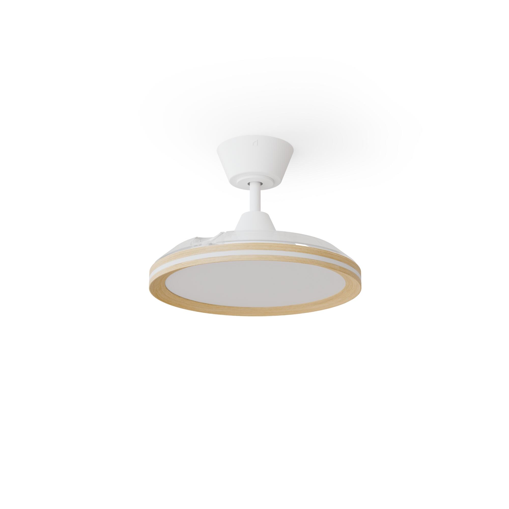 Ventoinha retrátil 3 pás motor 4400lm DC SULION d89 cm branco - 12