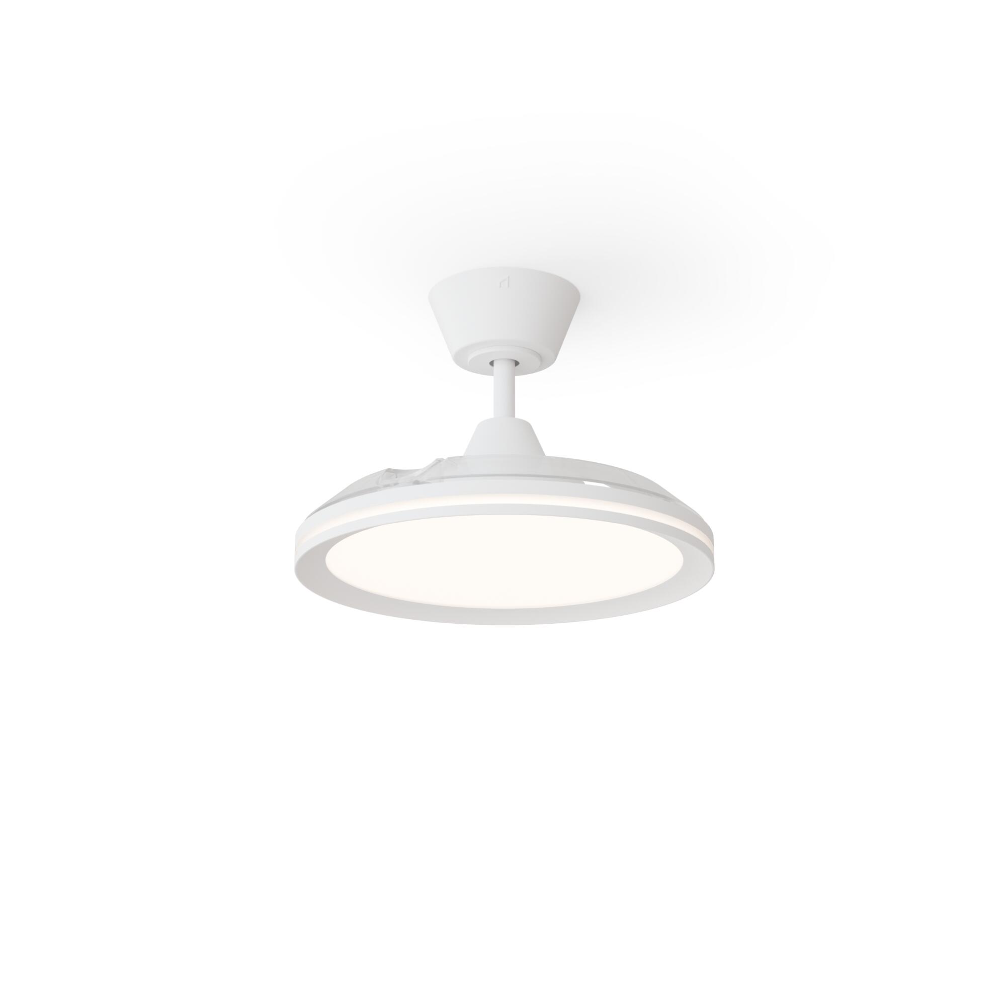 Ventilador de techo con luz silencioso DC 22W con mando ø89 cm Astro SULION blanco luz CCT 3 aspas retráctiles tipo lámpara| 6 velocidades| modo verano/invierno| recomendado para <13m² - 2