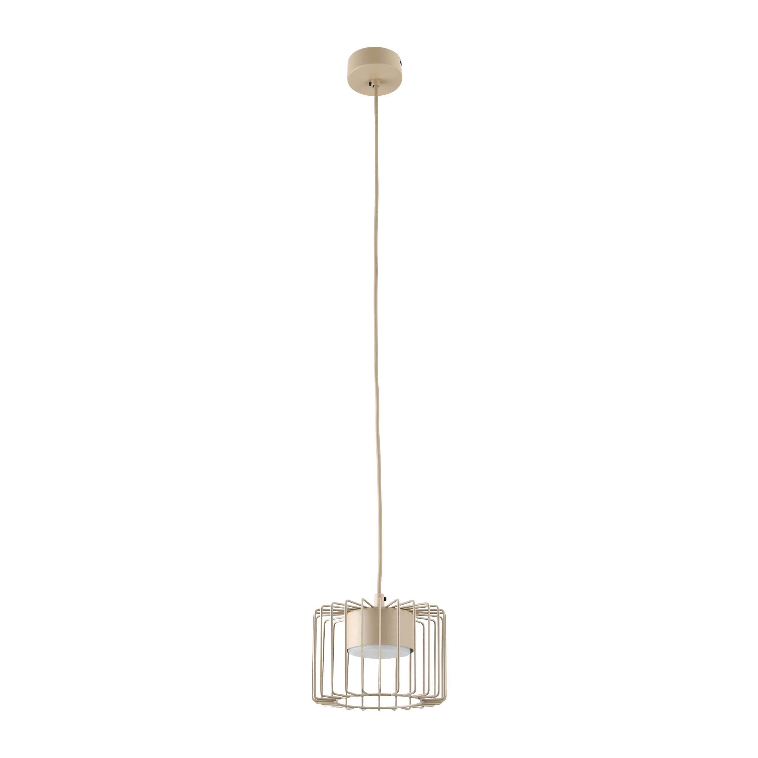 Lampa wisząca Nido GX53 14 cm beżowa Tk Lighting