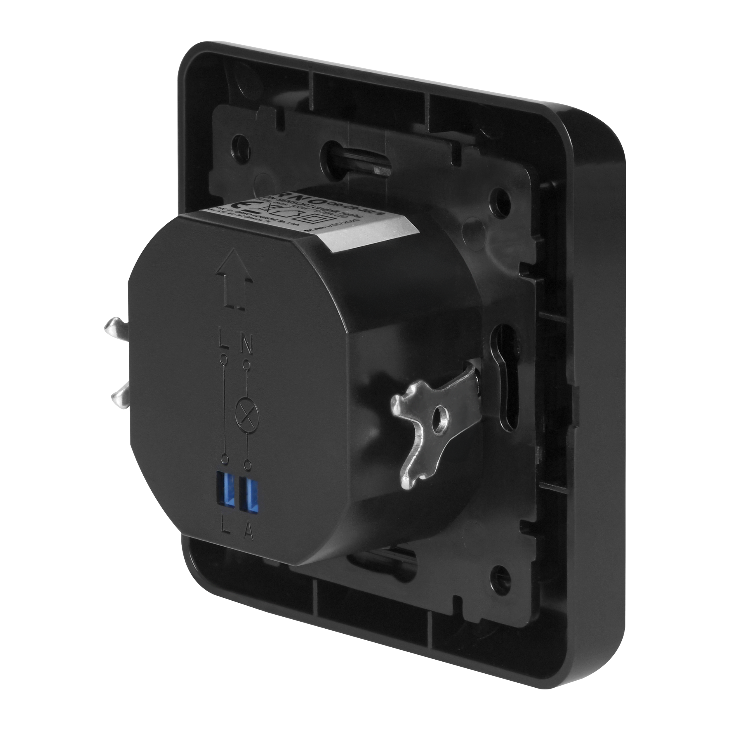 Czujnik ruchu 160° IP20 czarny Orno