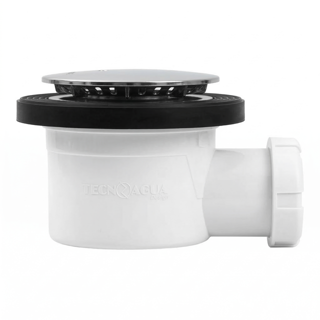 VÁLVULA PLATO DE DUCHA 90MM CON TORNILLO BLANCO TECNOAGUA