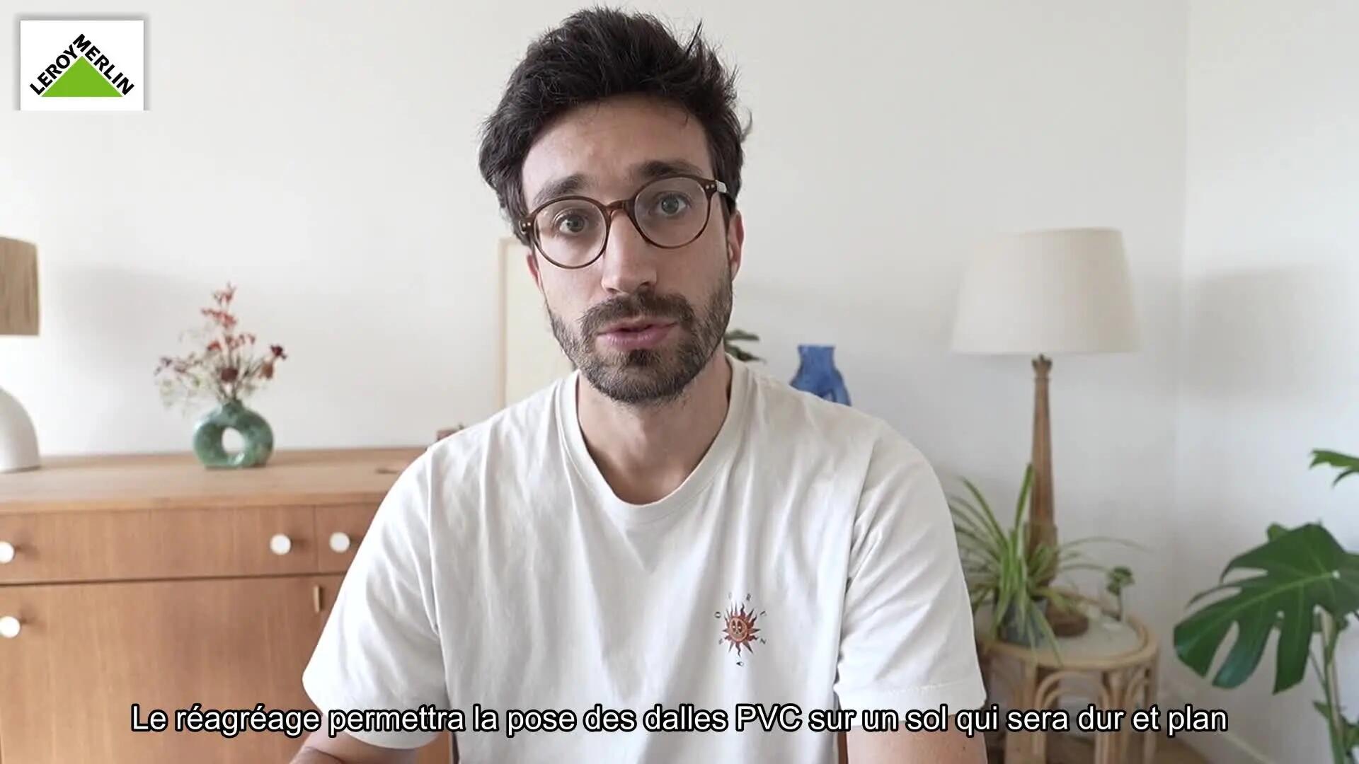 Aurèle vous partage son expérience sur la pose du sol PVC clipsable forte ARTENS Invarell bois naturel
