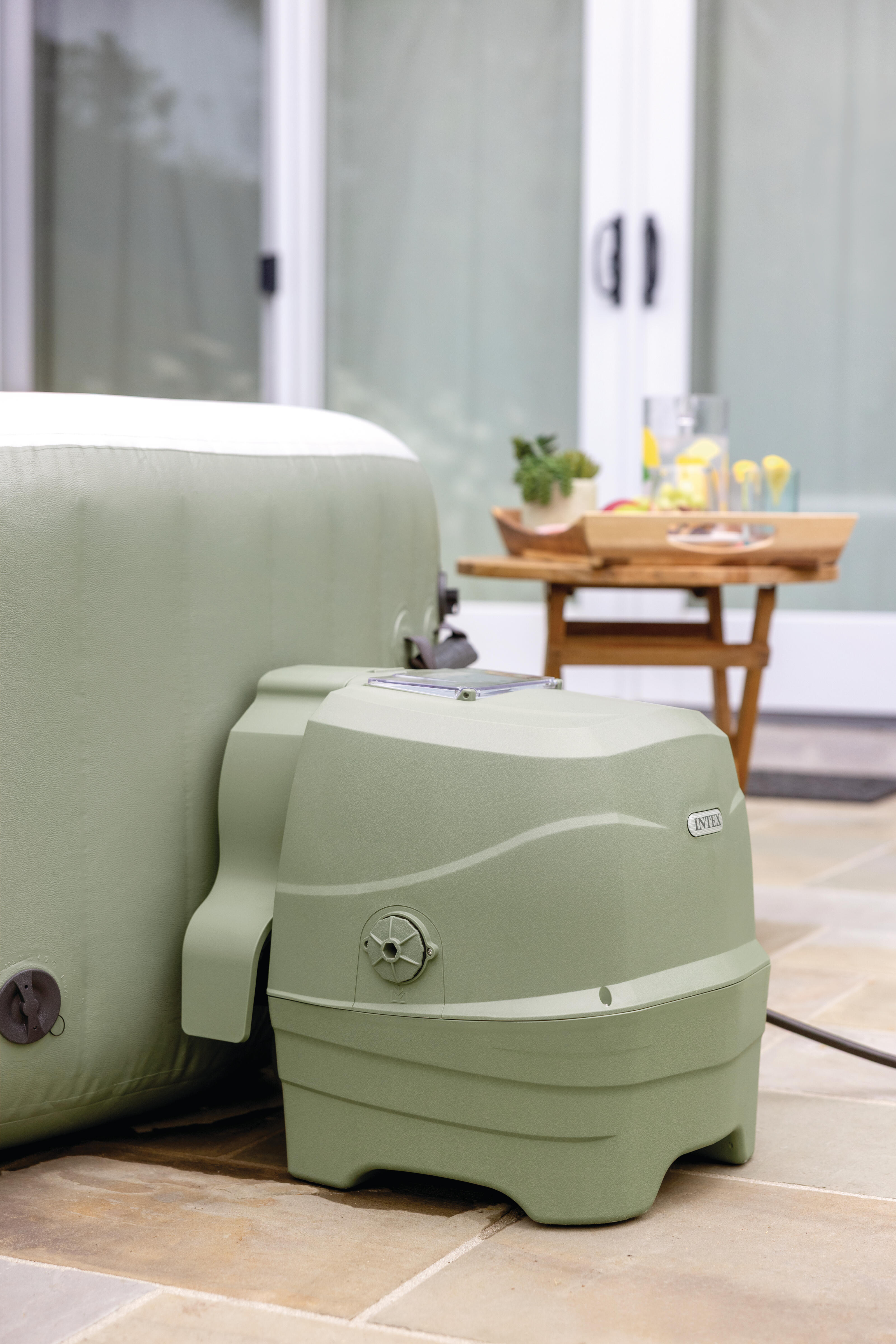 Spa gonflable PURE SPA OLIVE INTEX, rond, 8 places - 5