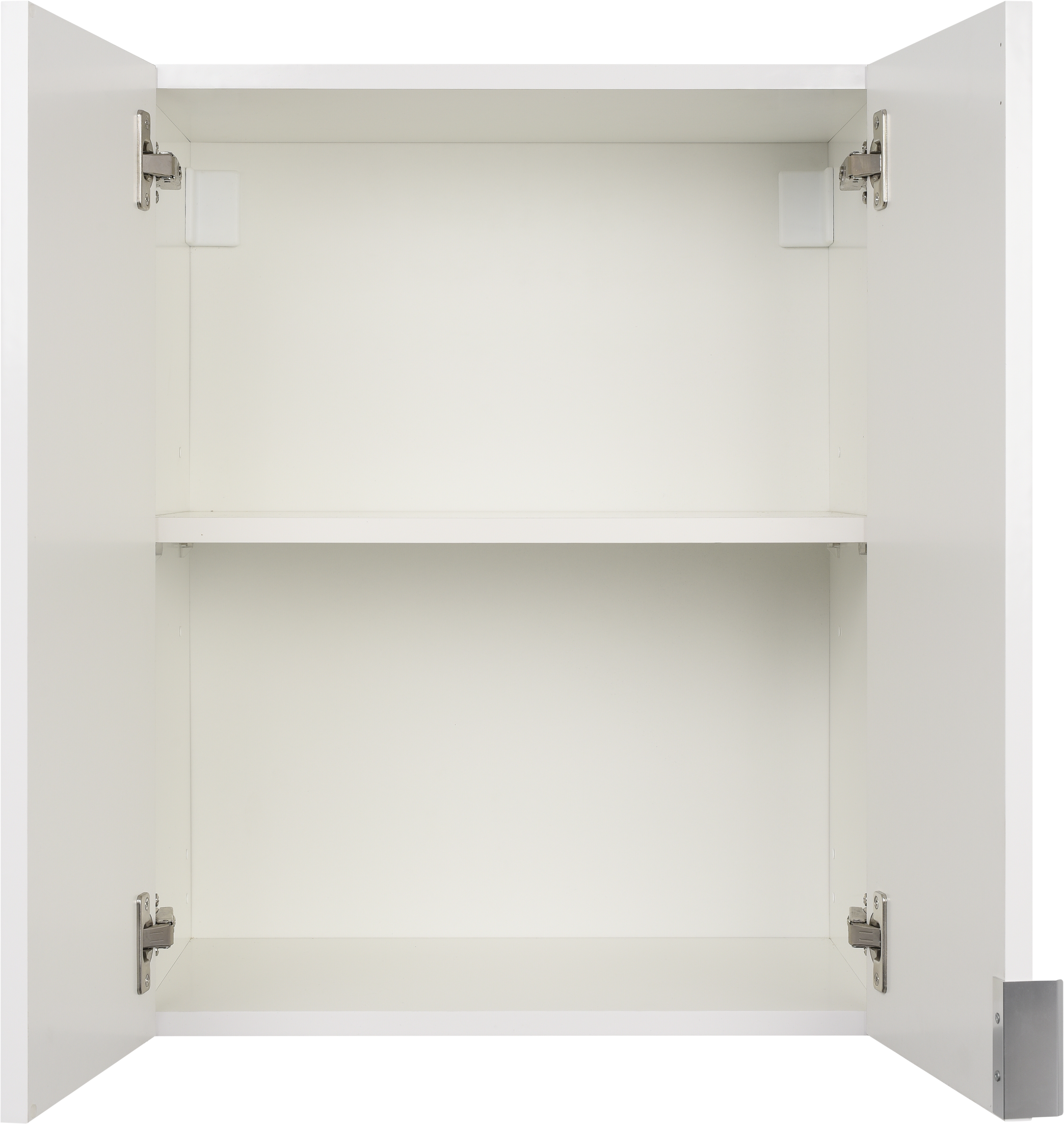 Pensile bagno Essential bianco in truciolare SENSEA, 2 ante apertura da sinistra e destra P 32 x L 50 x H 62 cm - 5