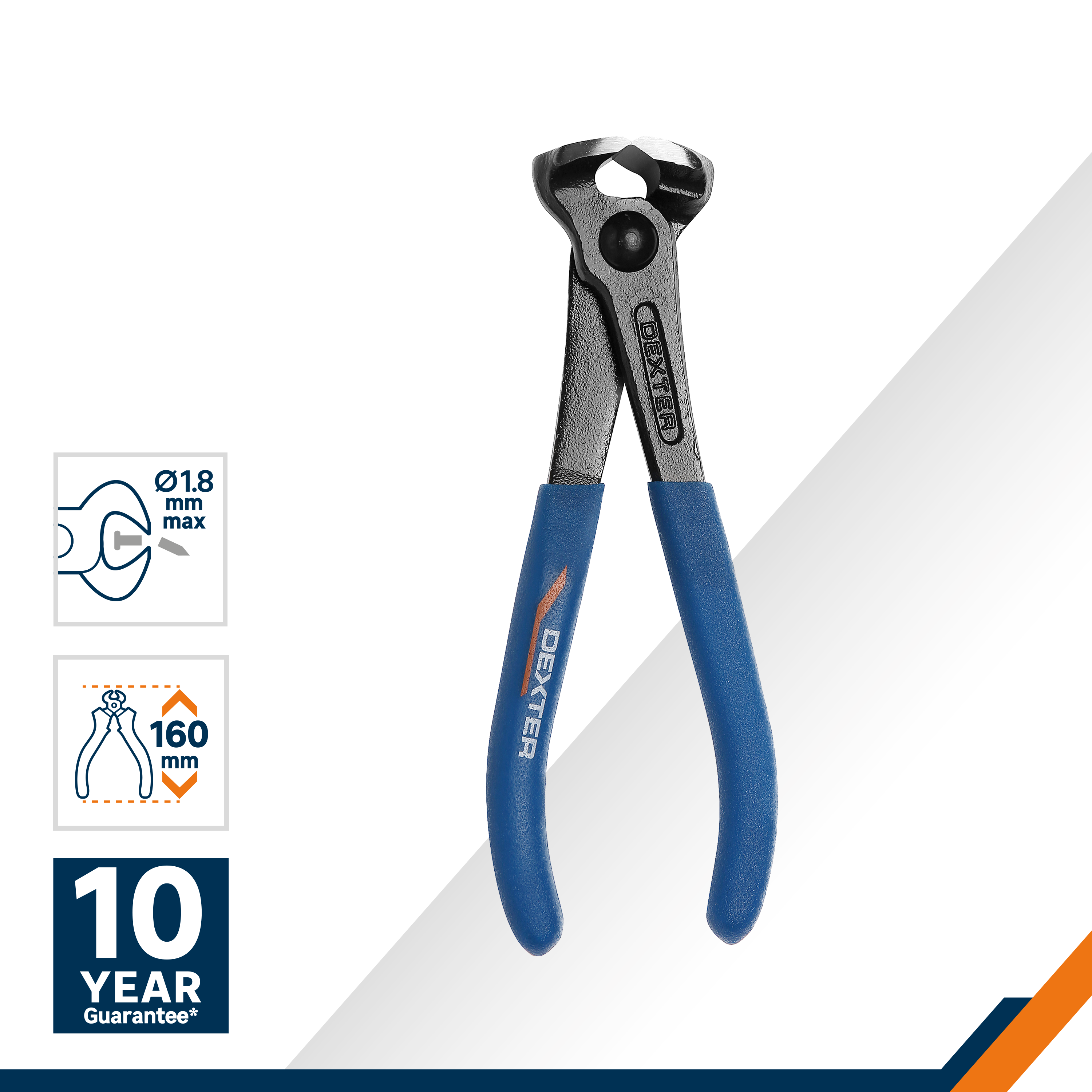 Tronchesi fine taglio DEXTER acciaio 160 mm - 2