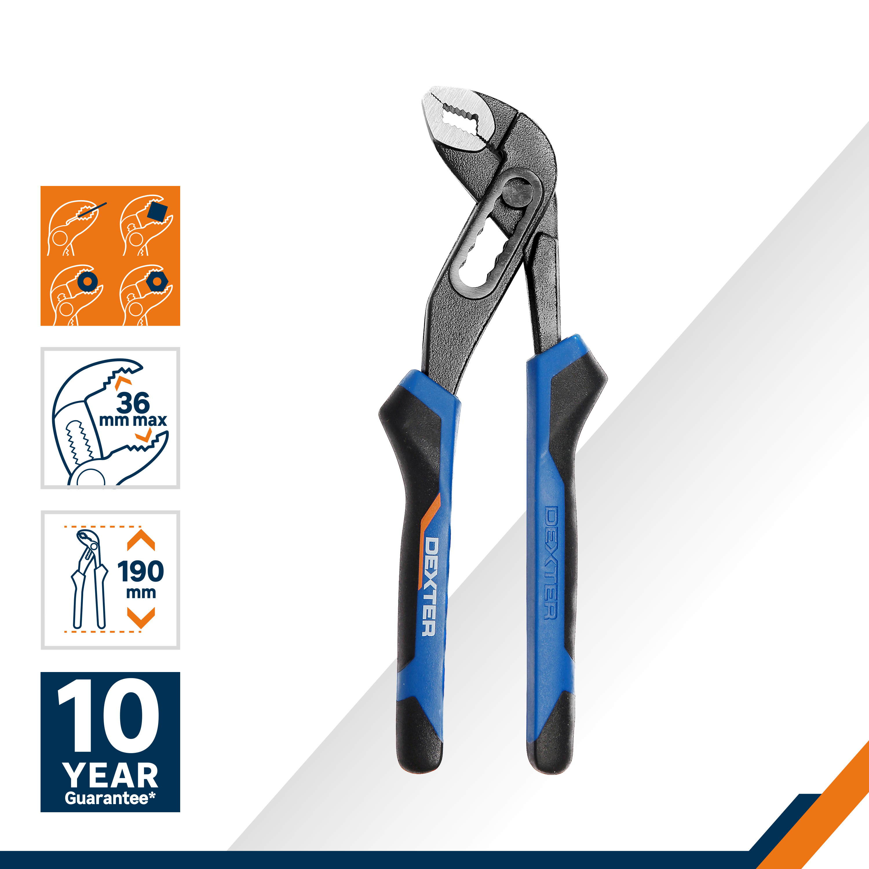 Alicate extensível DEXTER 170MM - 2