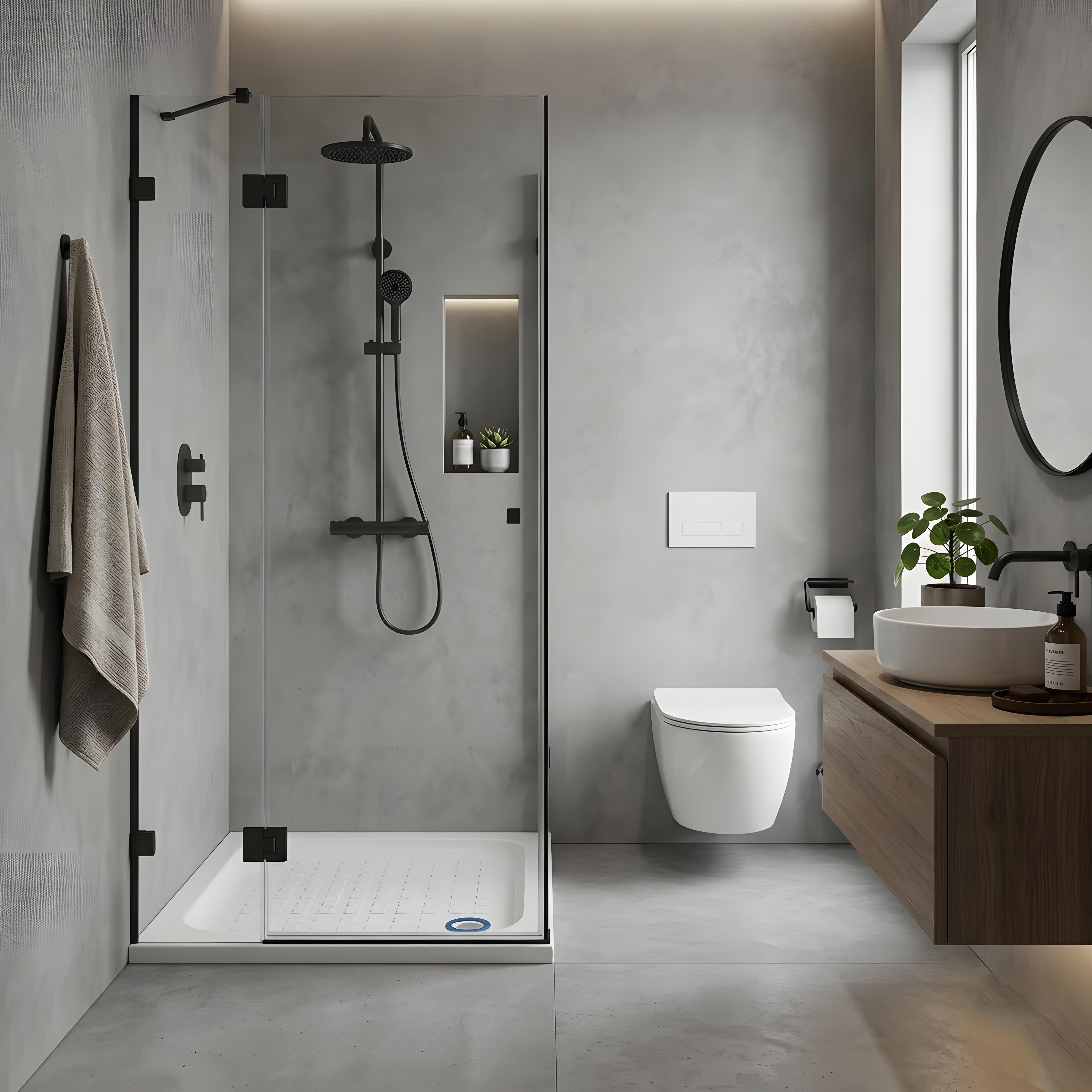 PLATO DE DUCHA CERÁMICO 80X80CM - 4