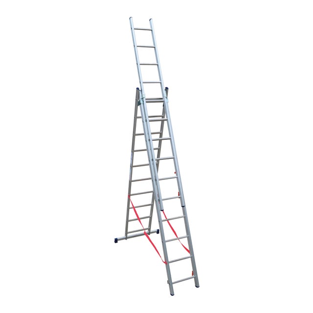 Scala Domestica In Alluminio FACAL E7/N - 7 Gradini Antiscivolo, Altezza Max 2,10 M, Leggera E Solida