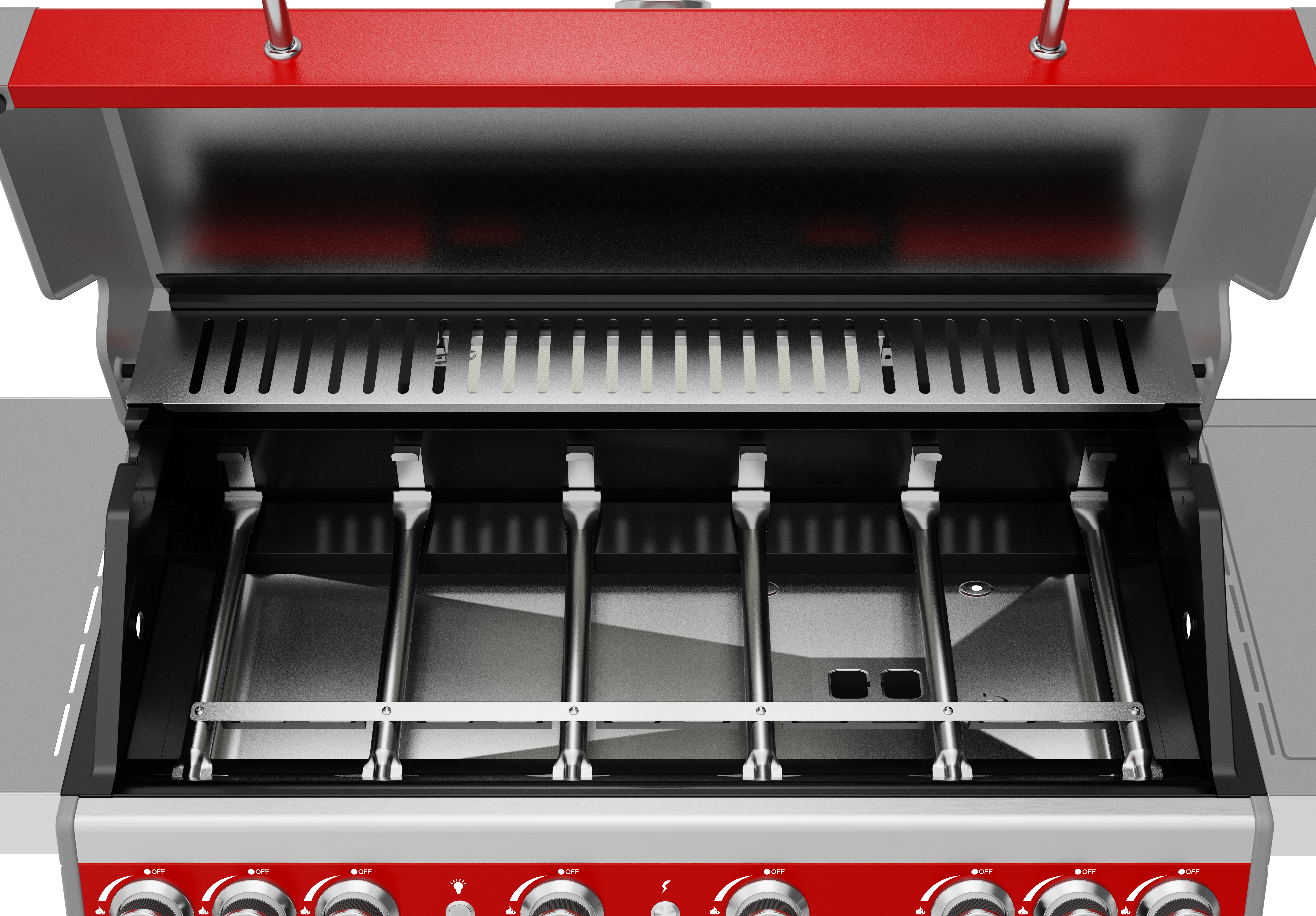 Grill gazowy 23,5kW Carmen 6+2 palników + reduktor Corciano - 11