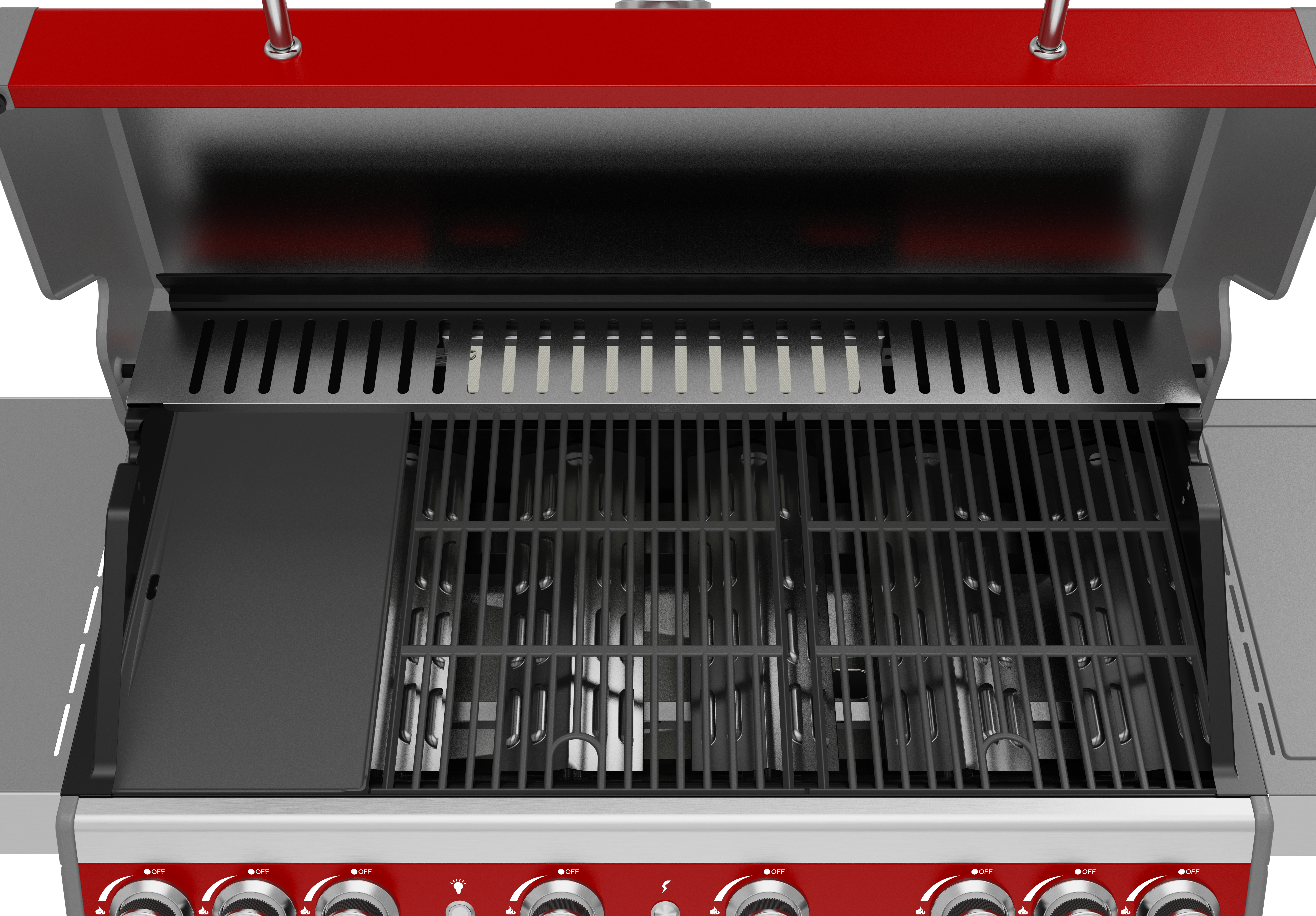 Grill gazowy 23,5kW Carmen 6+2 palników + reduktor Corciano - 9