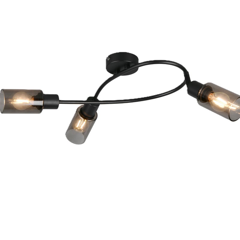 Listwa reflektorowa spirala Mars 3xE14 czarna Trio Lighting Inter