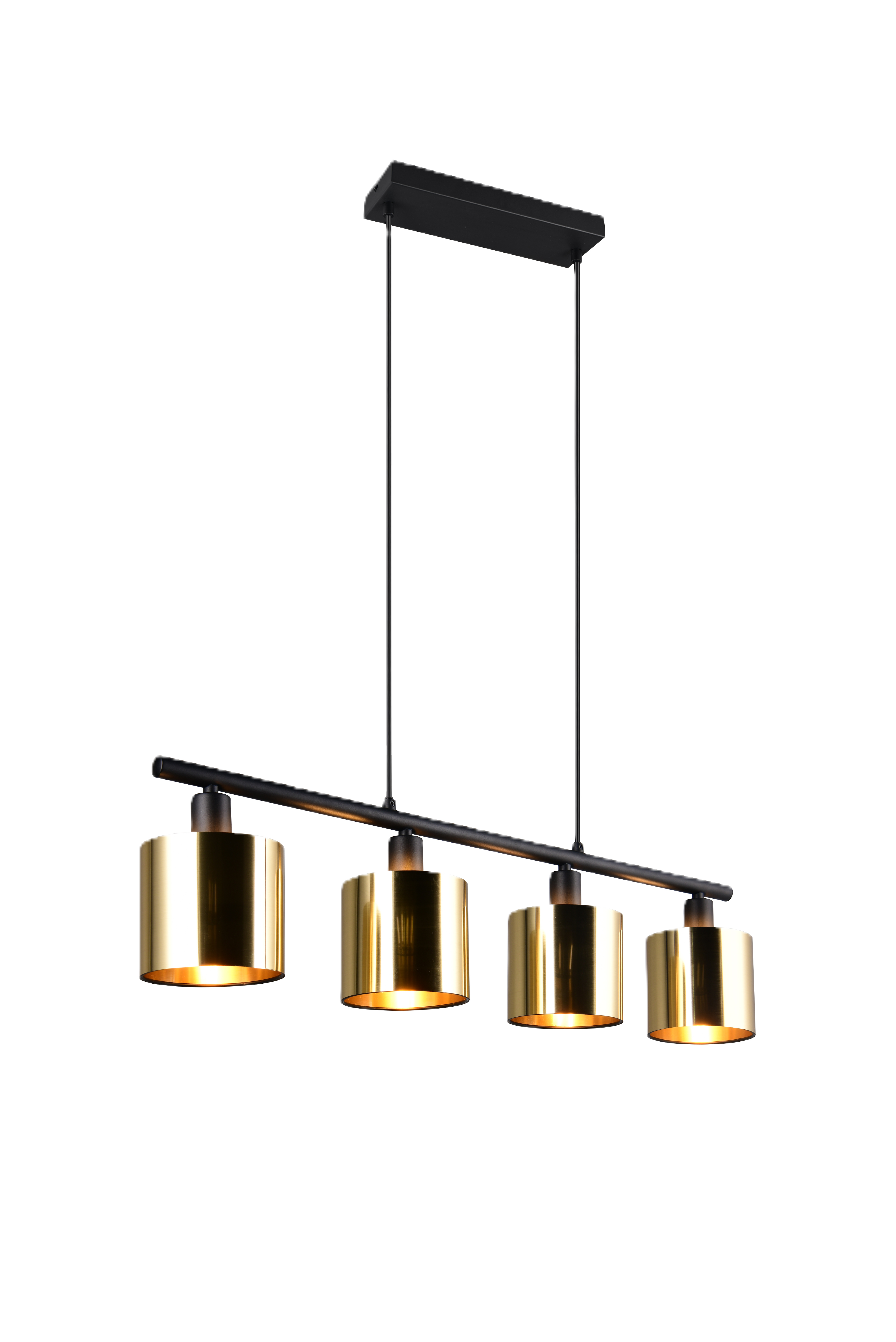 Lampa wisząca Jason 4xE14 złota Trio Lighting