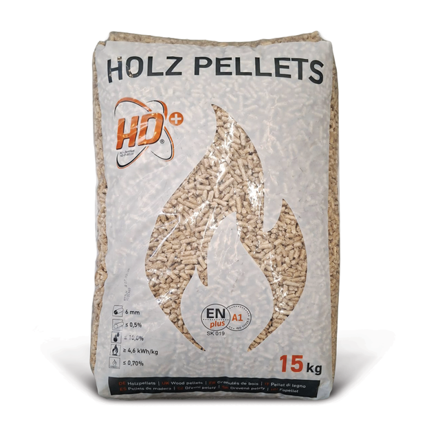 Pellet HD+ Holz in abete ENplus A1 15 kg