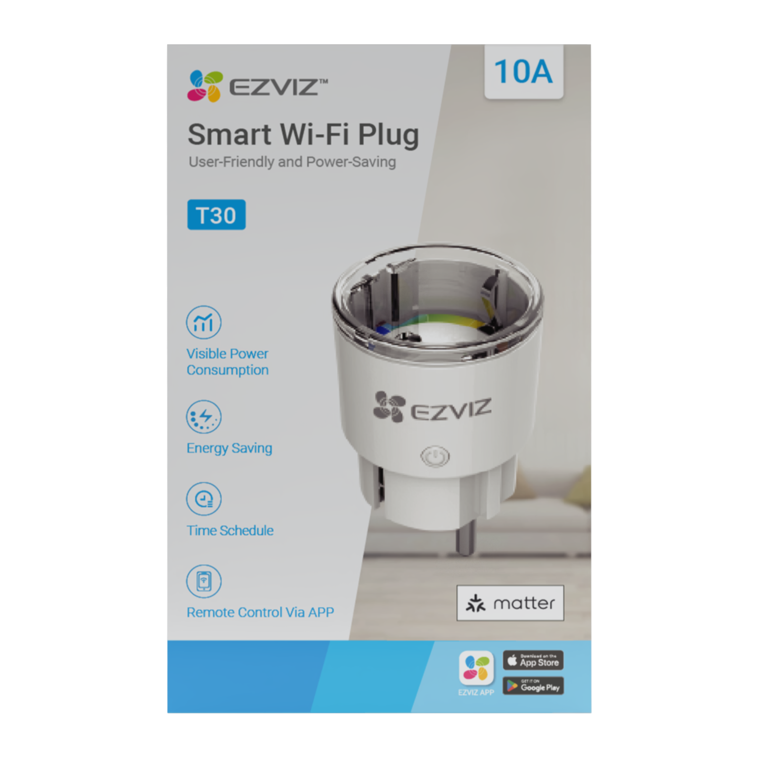 Inteligentne gniazdko WiFi T30-10E smart home EZVIZ - 11