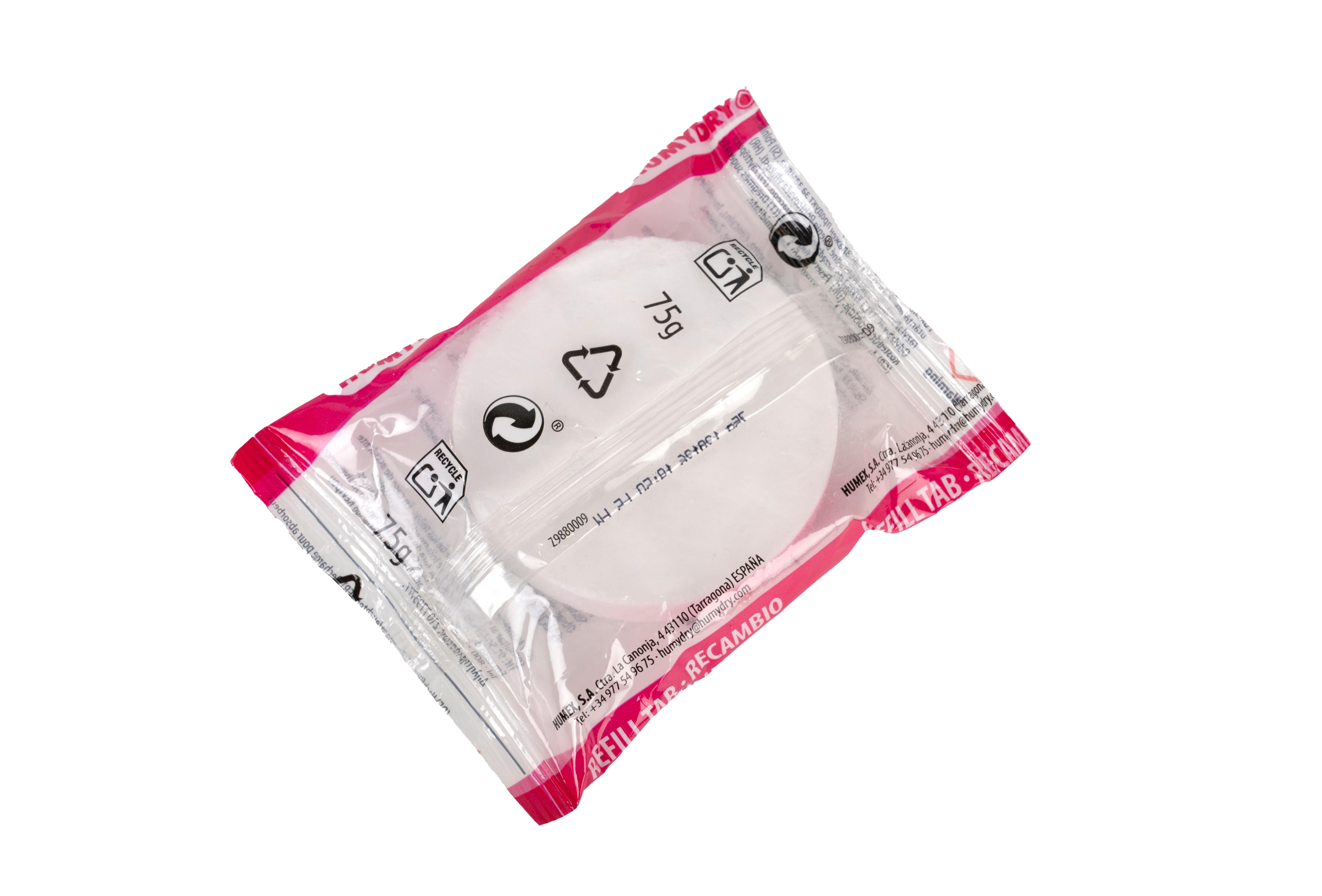 Kit de absorción de humedad  HUMYDRY para uso en estancia hasta 5m2. Perfume lavanda.  1 recarga pastilla. Vida útil 4 semanas. - 8