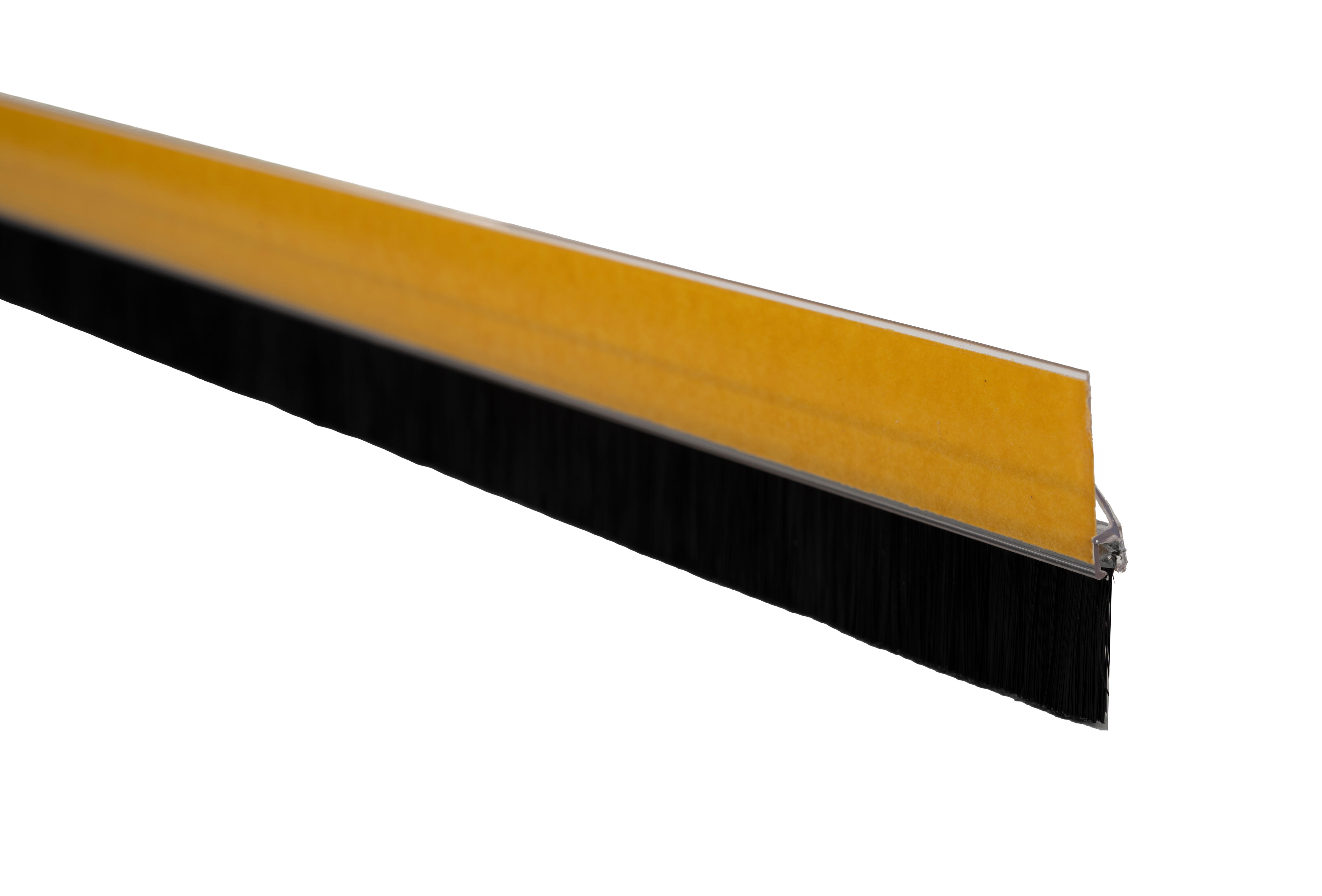 Veda porta adesivo PVC ESCOVA 1M TRANSPARENTE BRESME - 9