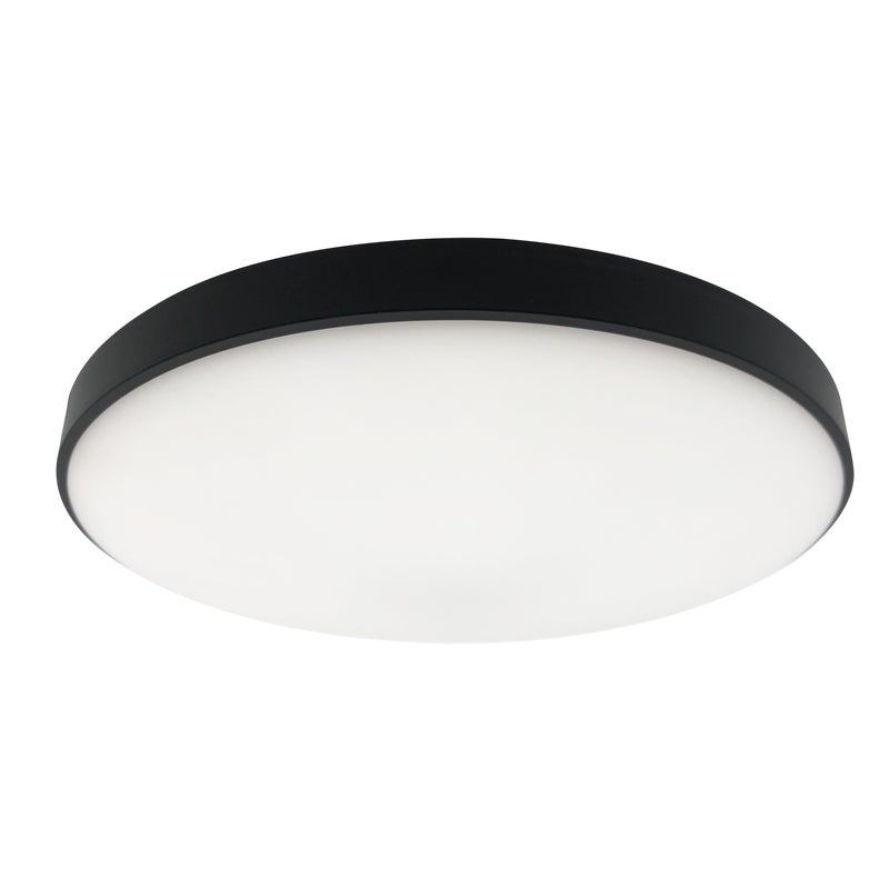 Plafon LED Ravik 1300 lm 18 W neutralna barwa 27 cm czarny Kanlux