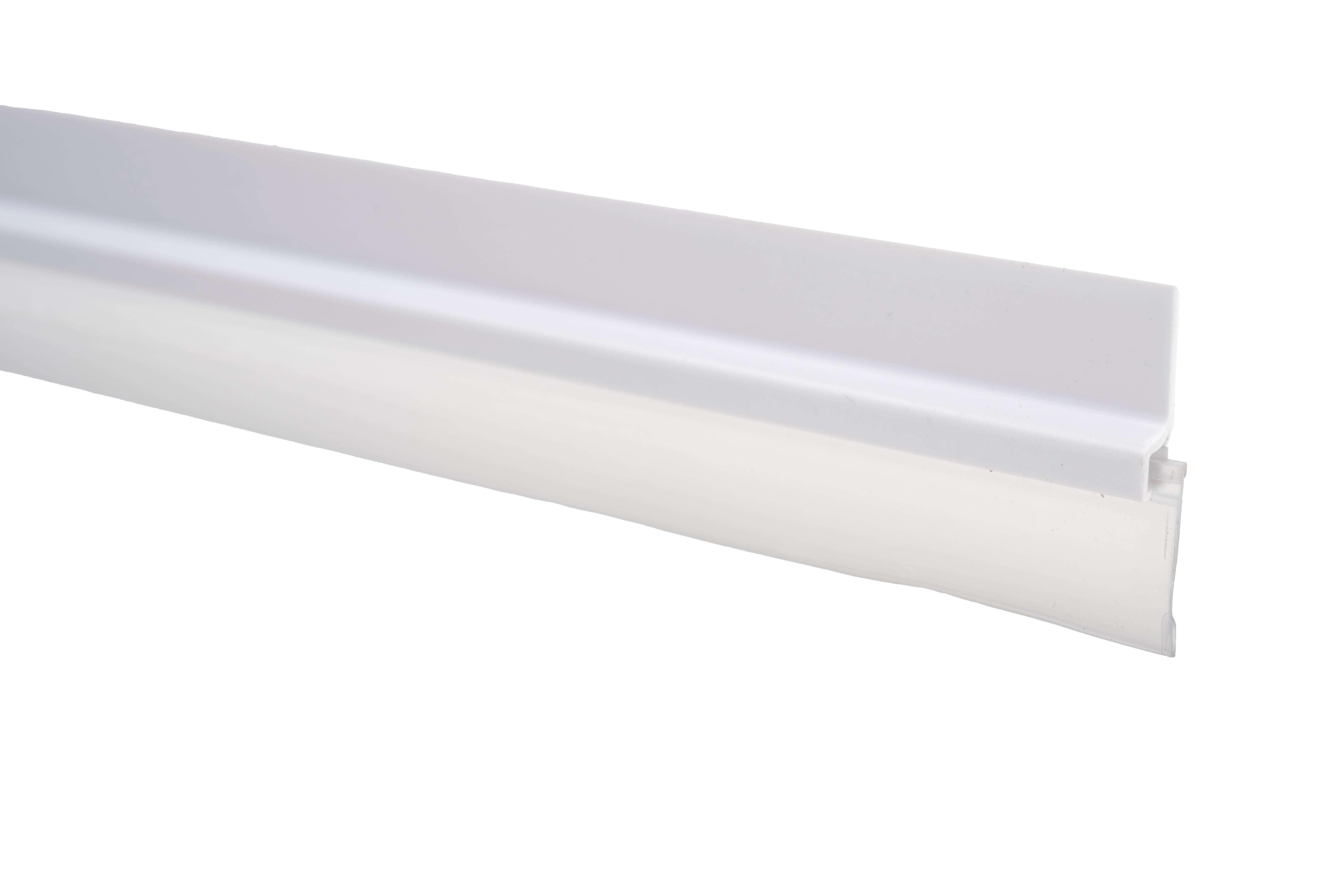 Veda porta adesivo PVC borracha branco 1 M Axton - 2