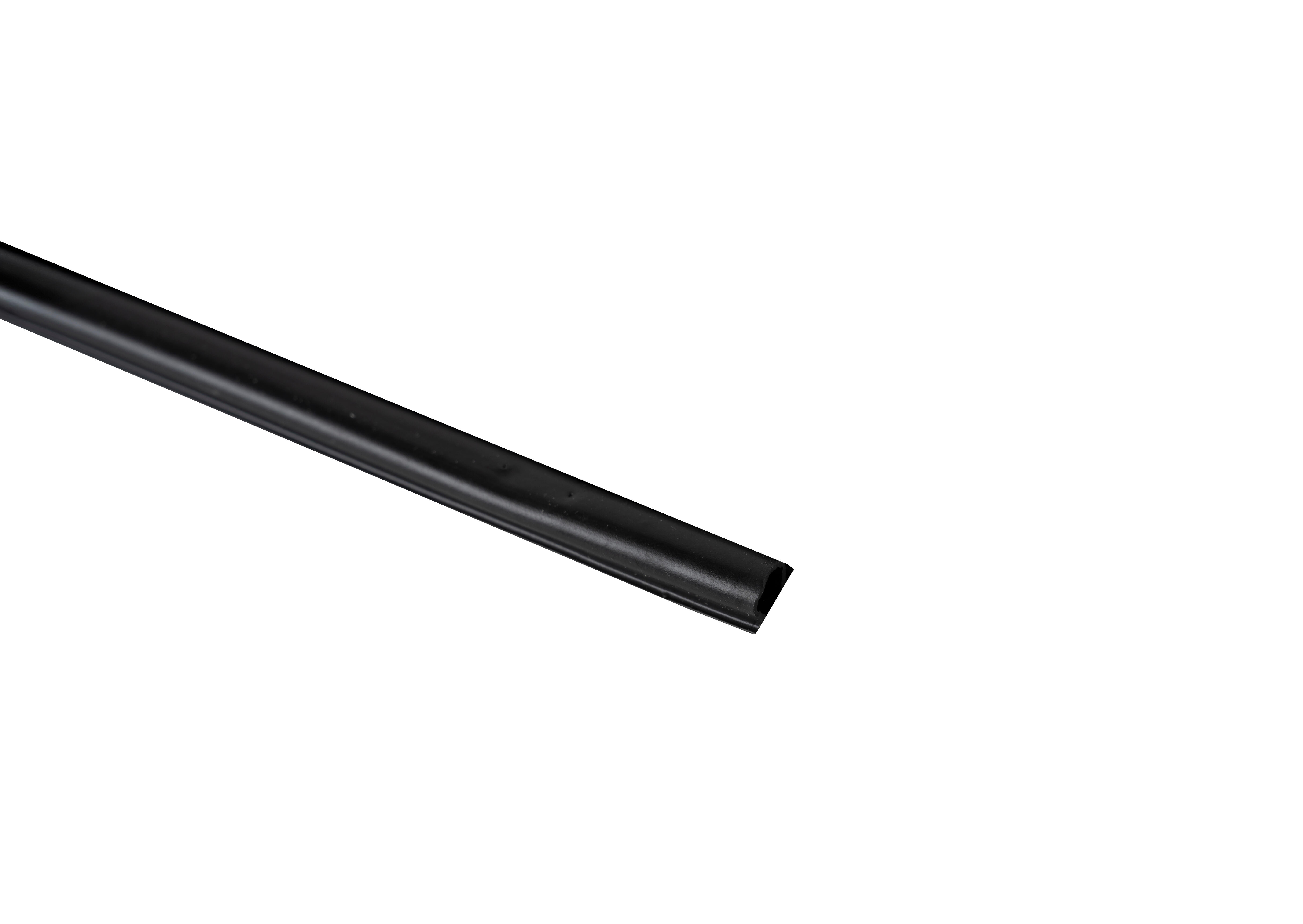 Burlete para ventanas y puertas AXTON adhesivo en color negro, 9 mm de anchura x 6 m de longitud. Impide el paso del agua. Perfil junta O. Recortable. Tipo de instalación encolado. - 10