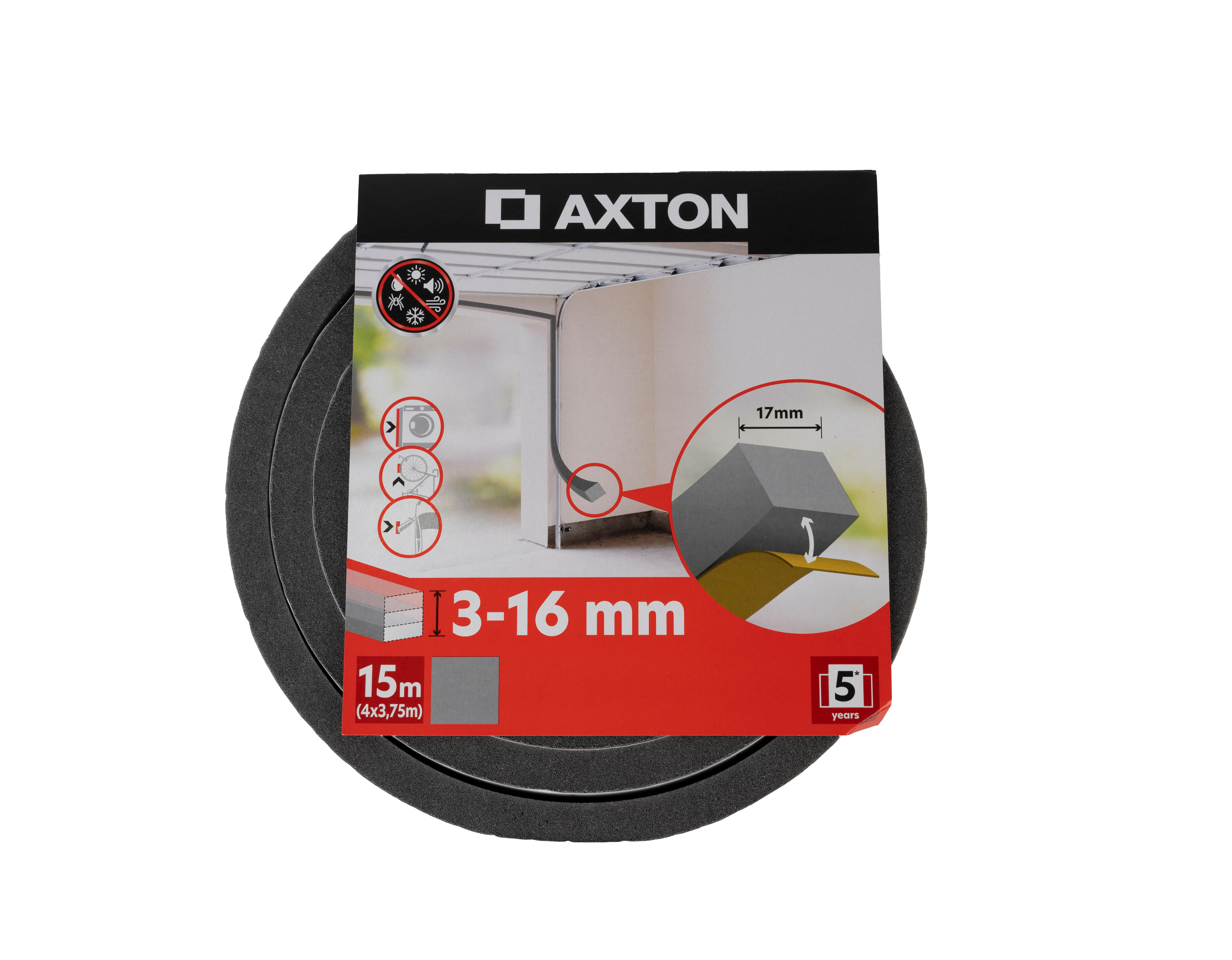Espuma adesiva AXTON 3-16MMX15M - 7