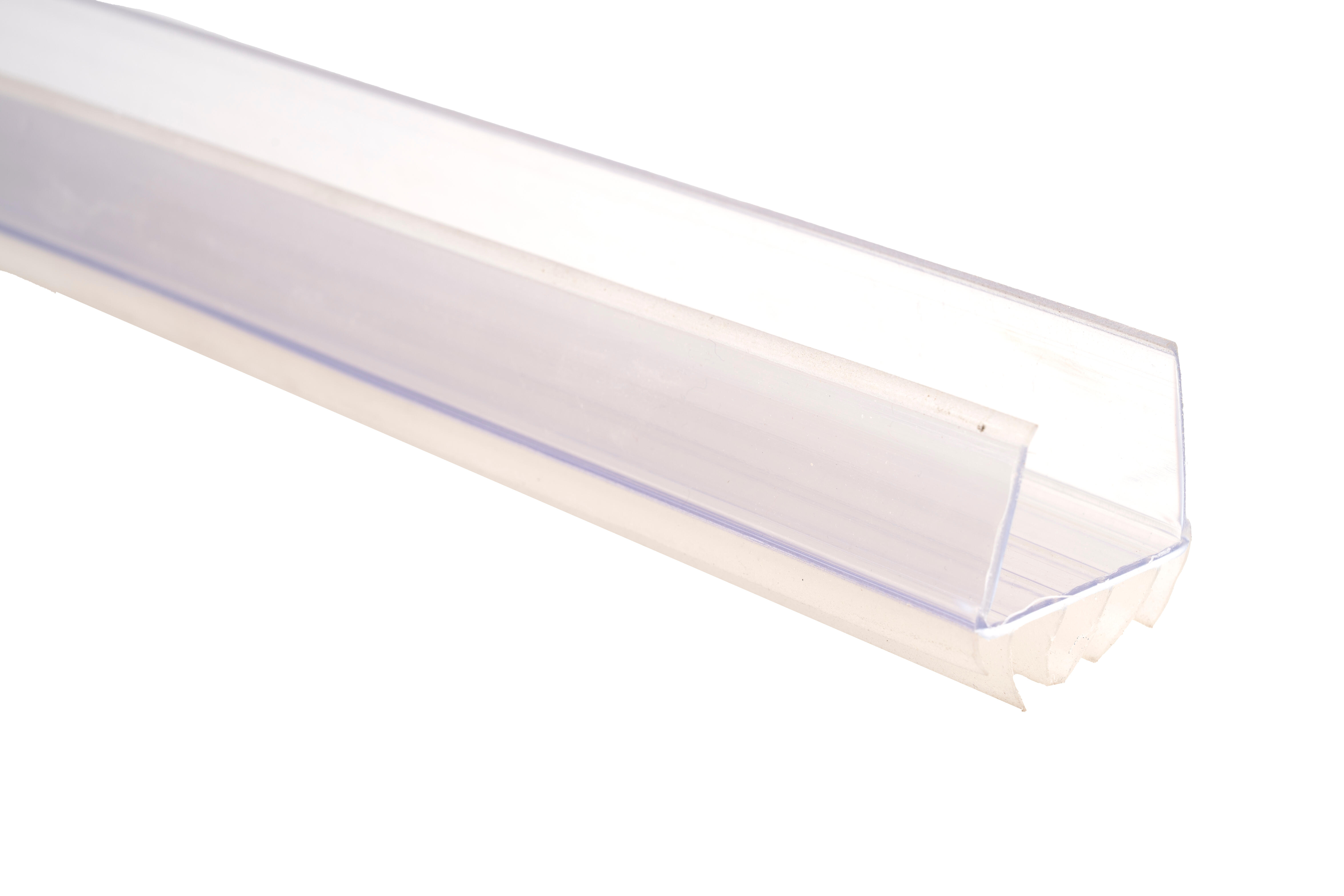 Vedante para porta STOP PVC 1 MT TRANSPARENTE BRESME - 2
