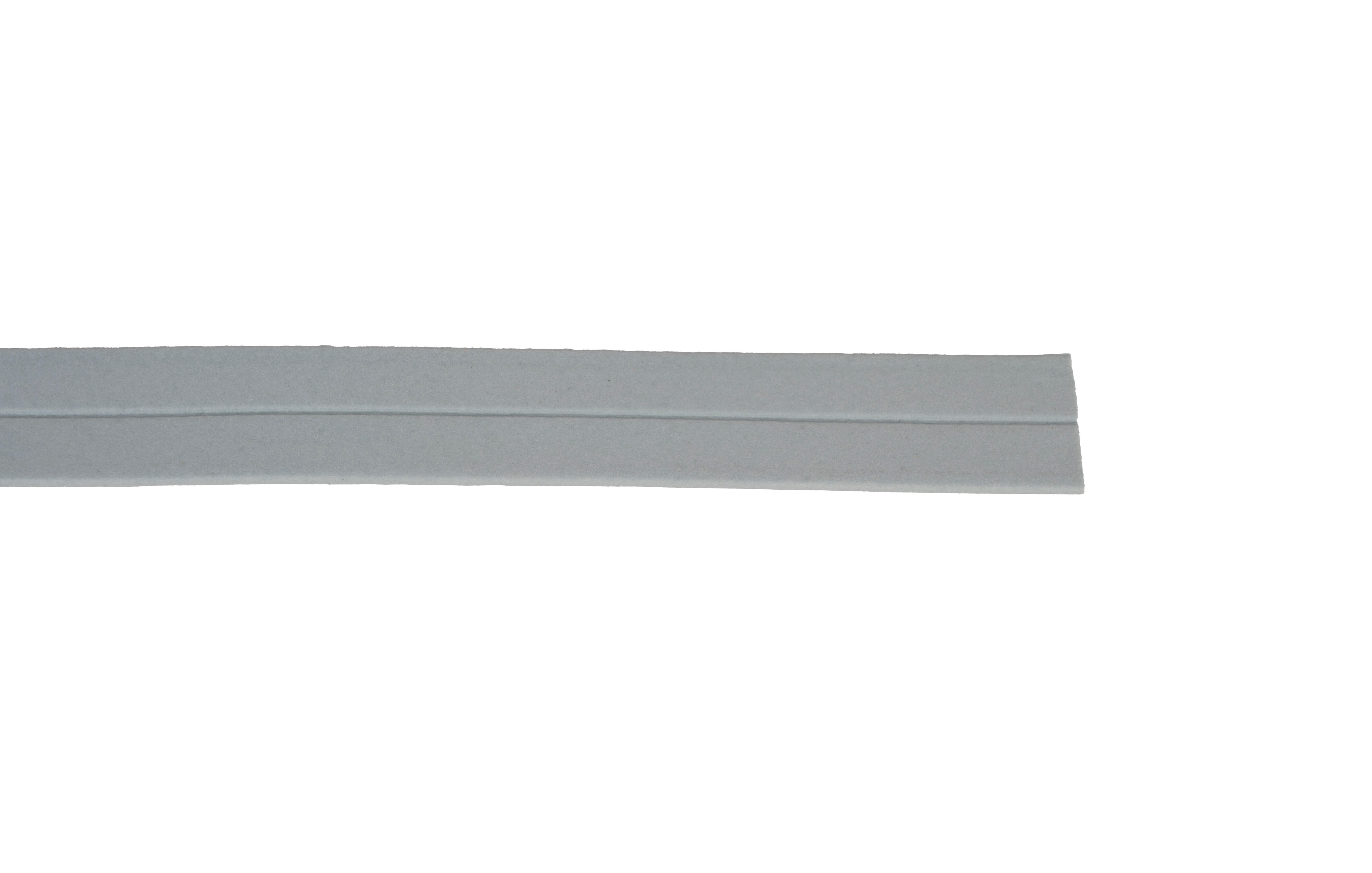 Burlete para ventanas y puertas BURCASA caucho en color gris, 2 mm de anchura x 6 m de longitud. Impide el paso del agua. Perfil junta plano. Recortable. Tipo de instalación encolado. - 3