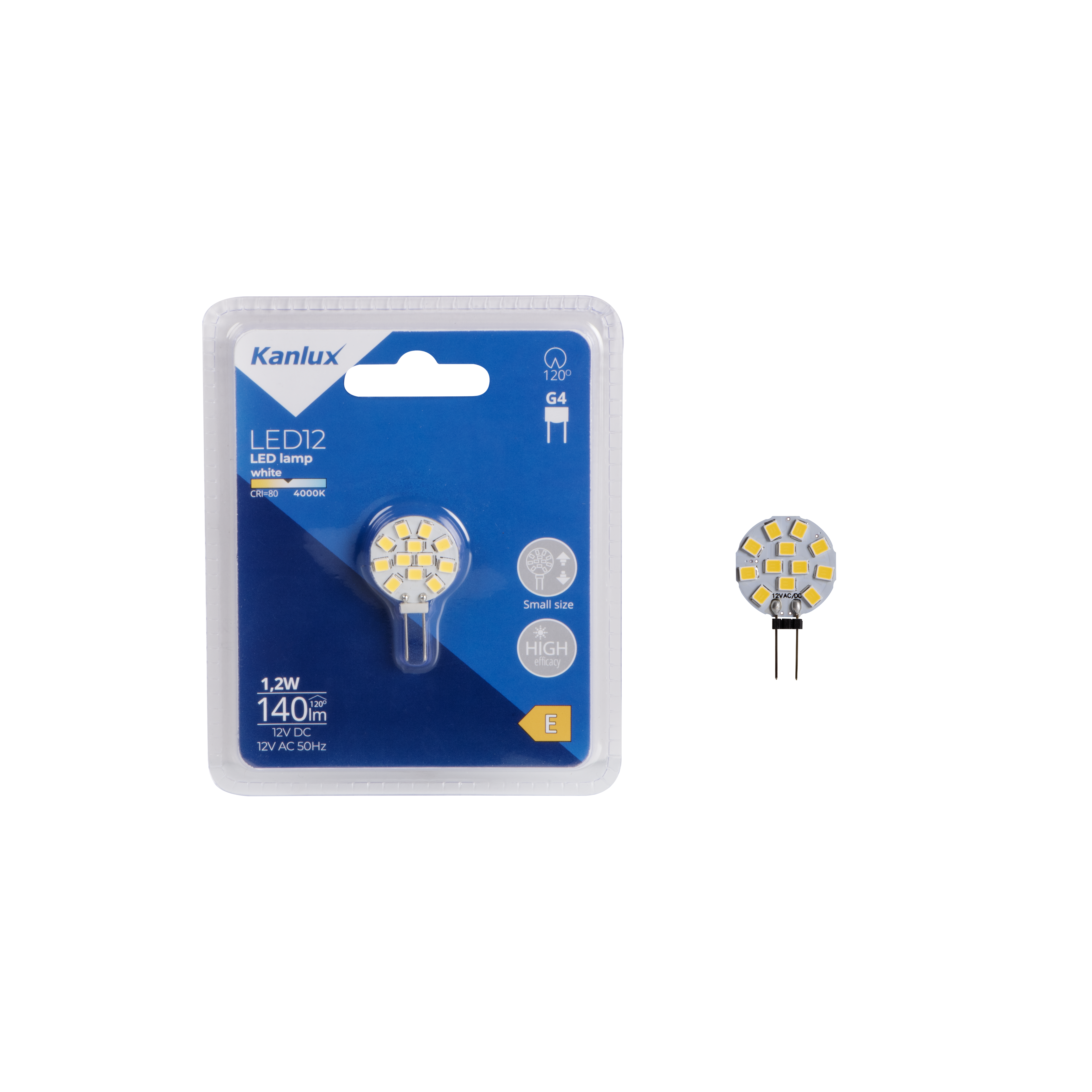 Żarówka LED G4 1.2 W 170 lm Neutralna biel Kanlux