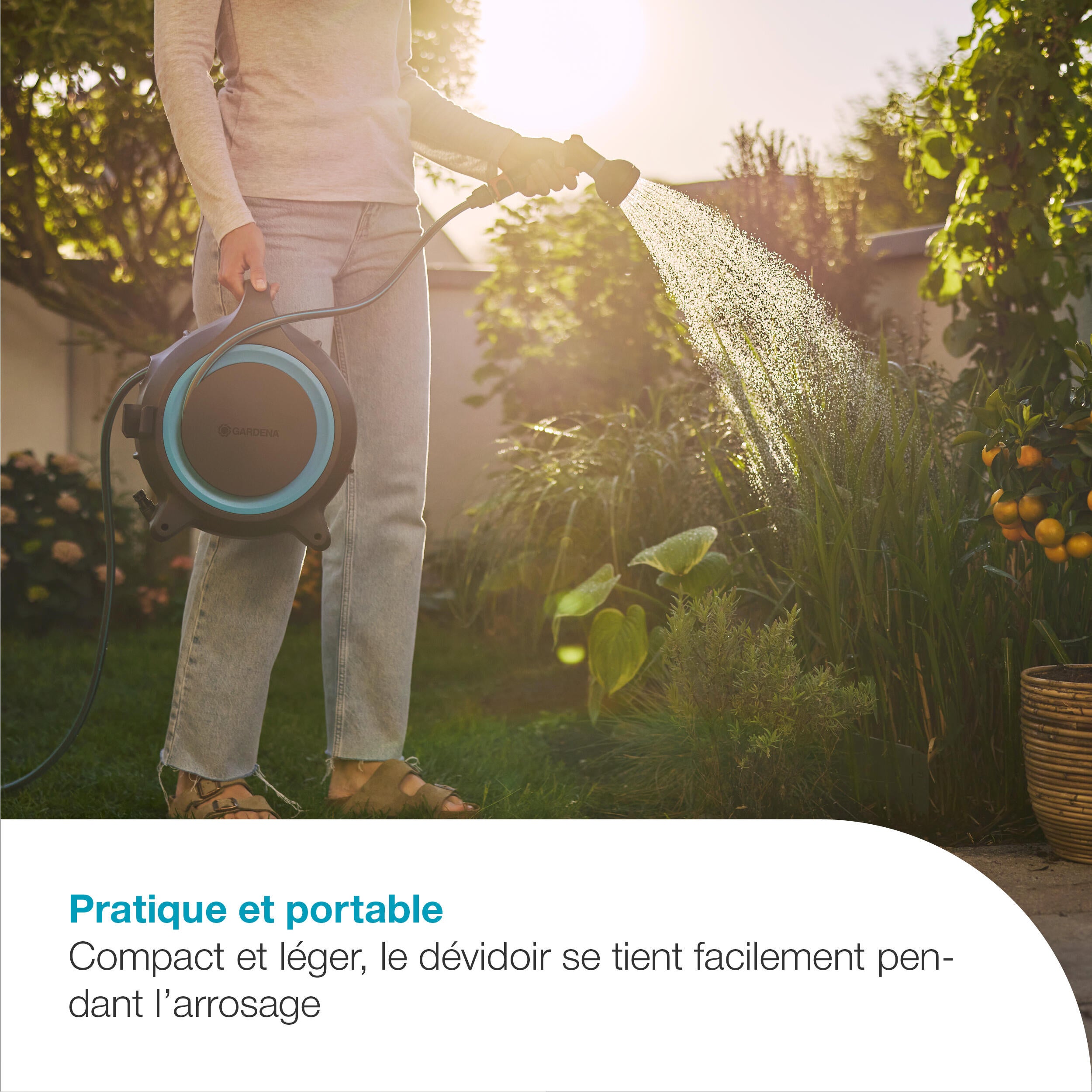 Dévidoir portable équipé MoveMatic GARDENA L.12.5 m - 4