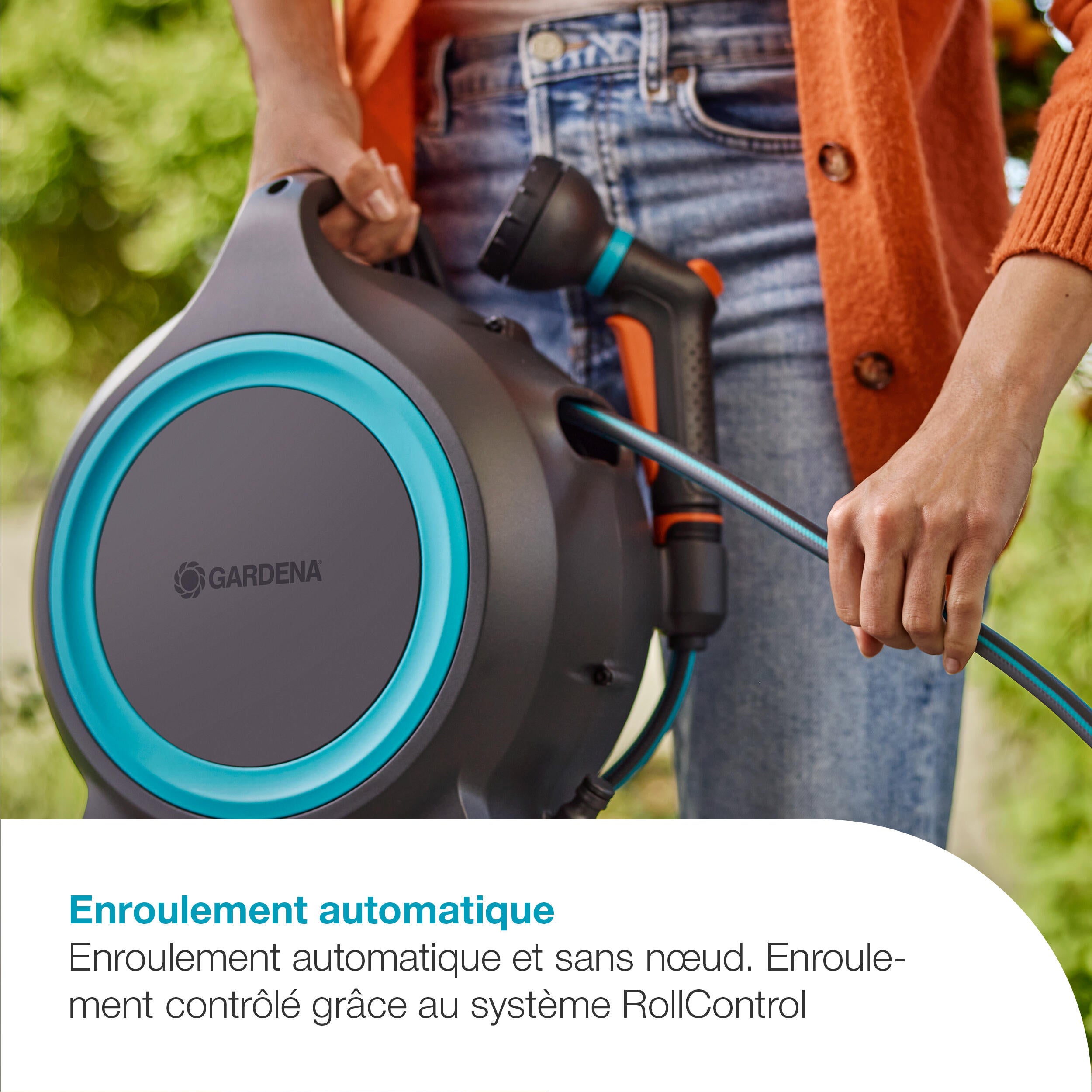Dévidoir portable équipé MoveMatic GARDENA L.12.5 m - 3
