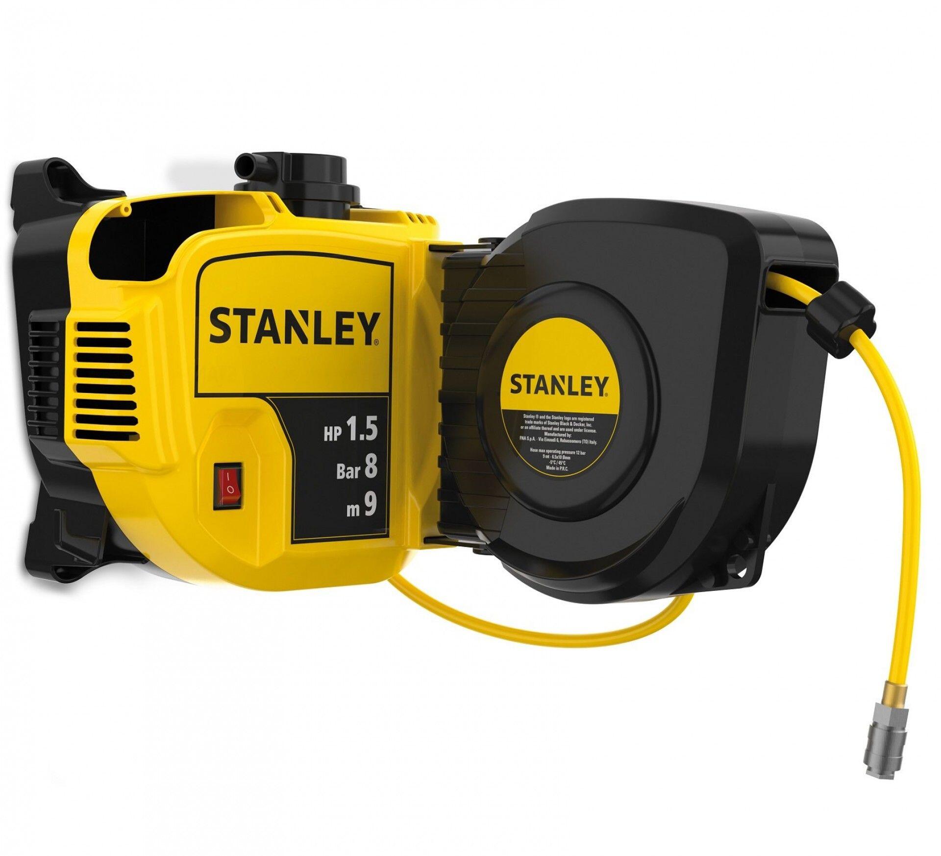Compressor de parede com enrolador 9m 1,5HP 8 Bar Stanley - 2