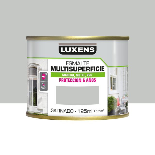 Tinta multisuperfícies acetinada Luxens 125ML LIGHT GREY