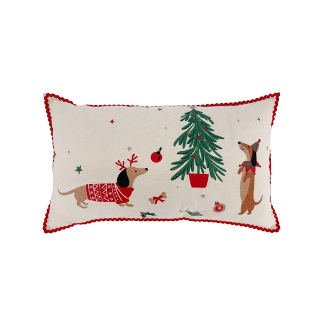 Coussin Marlon, multicouleur l.30 x L.50 cm