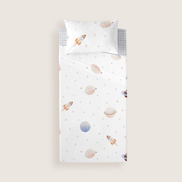 Juego de sábanas Astro 3 piezas para camas de 105 cm
