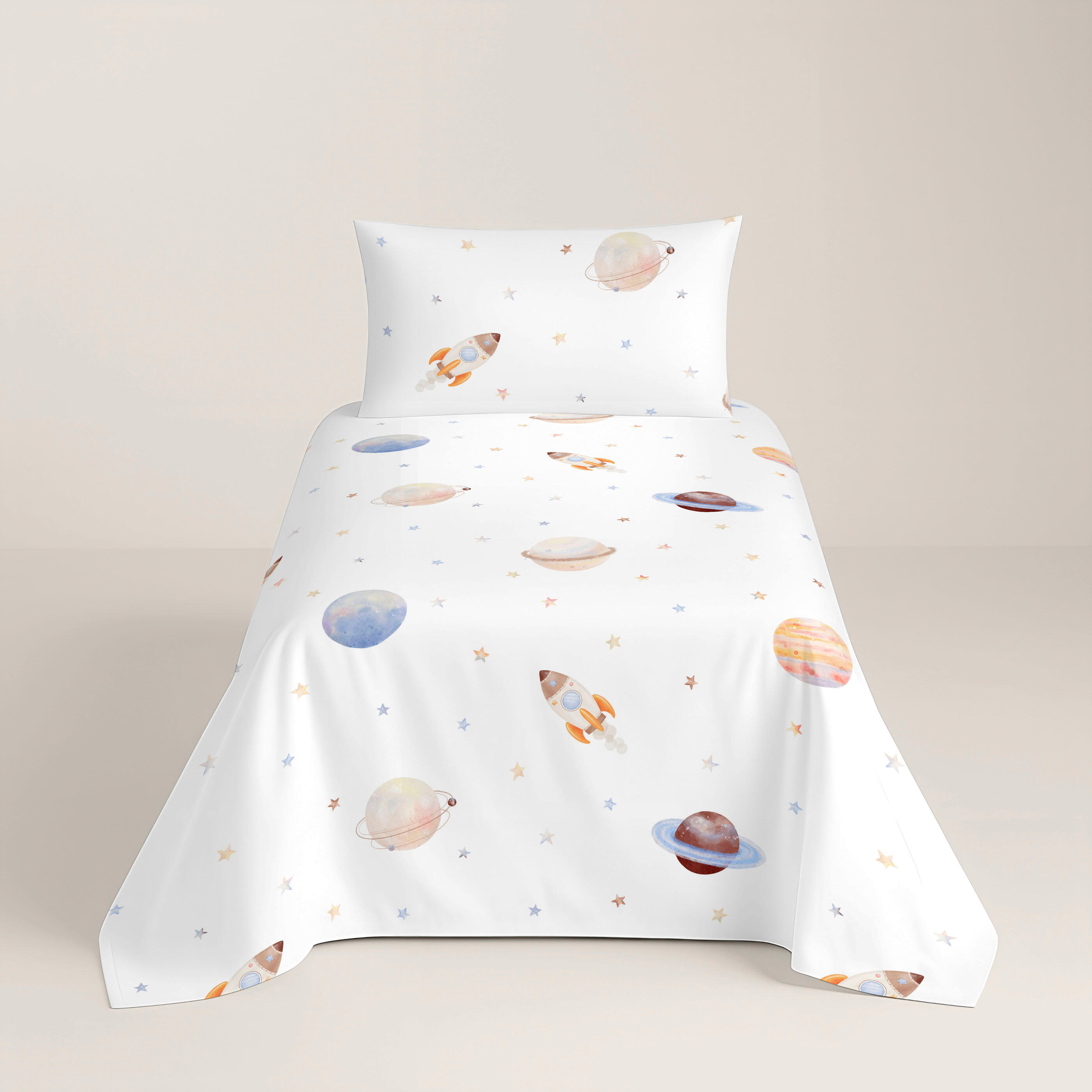 Juego de sábanas Astro 3 piezas para camas de 90 cm
 - 5