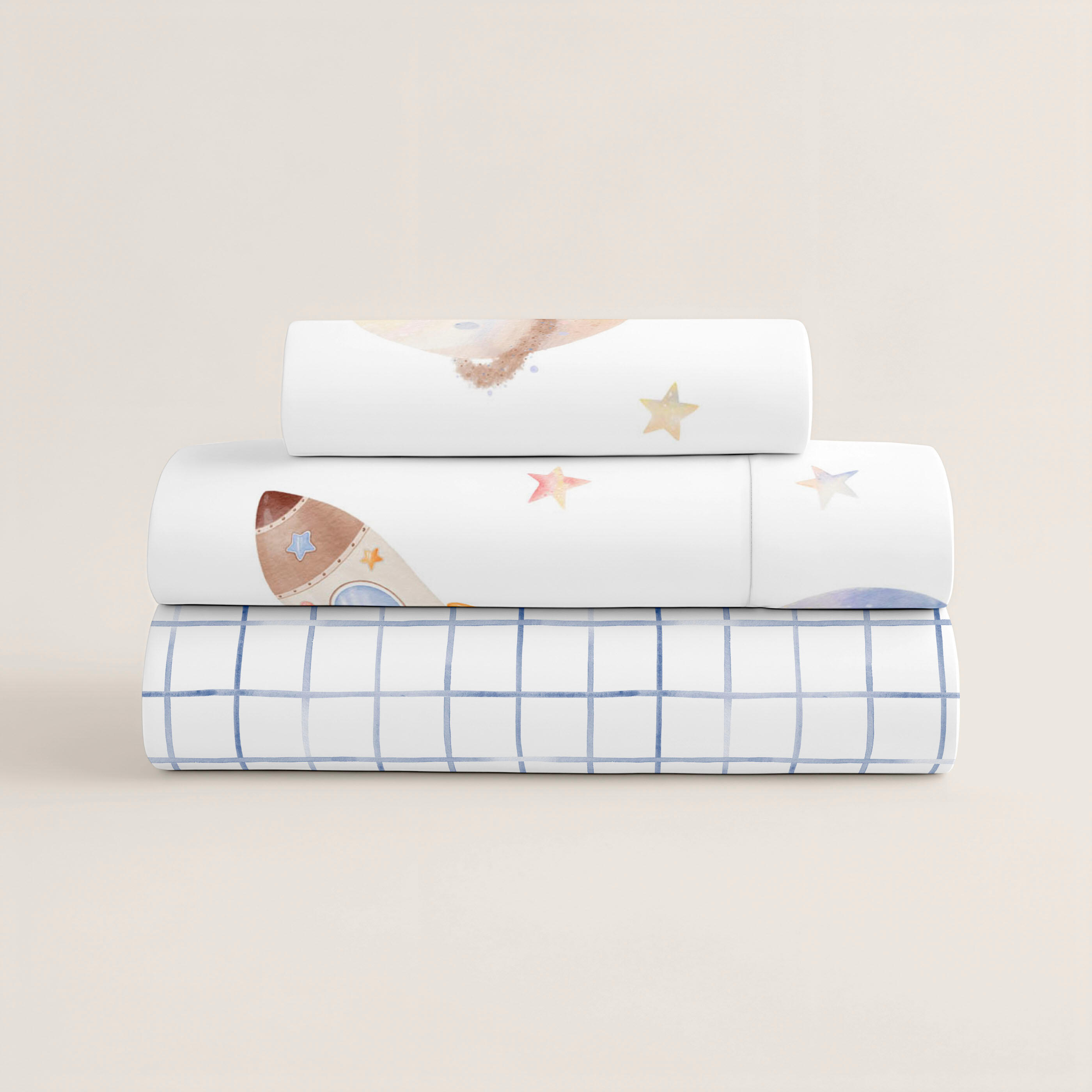 Juego de sábanas Astro 3 piezas para camas de 90 cm
 - 4