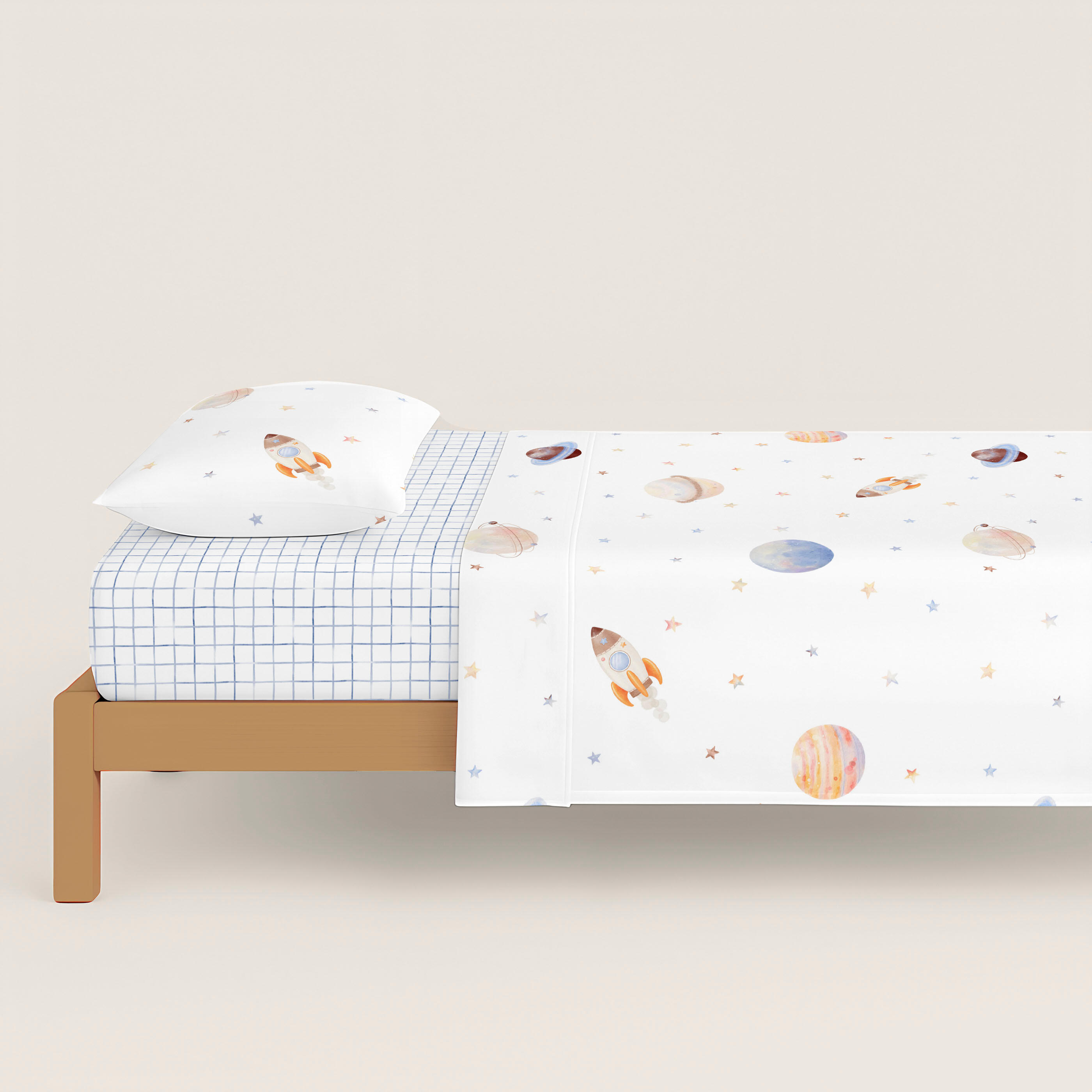 Juego de sábanas Astro 3 piezas para camas de 90 cm
 - 3