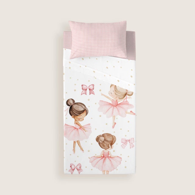 Juego de sábanas Ballet 3 piezas para camas de 105 cm
