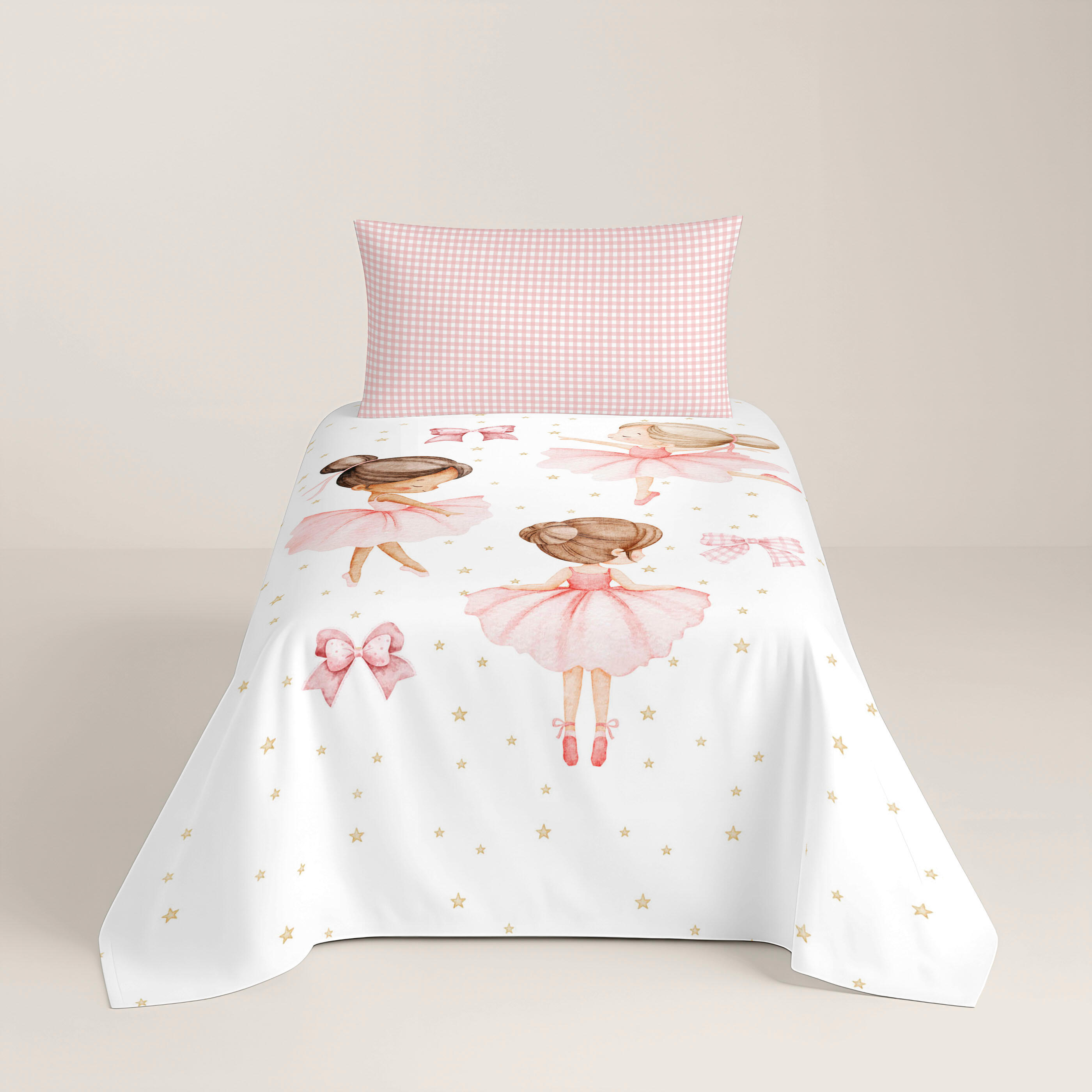 Juego de sábanas Ballet 3 piezas para camas de 90 cm
 - 5