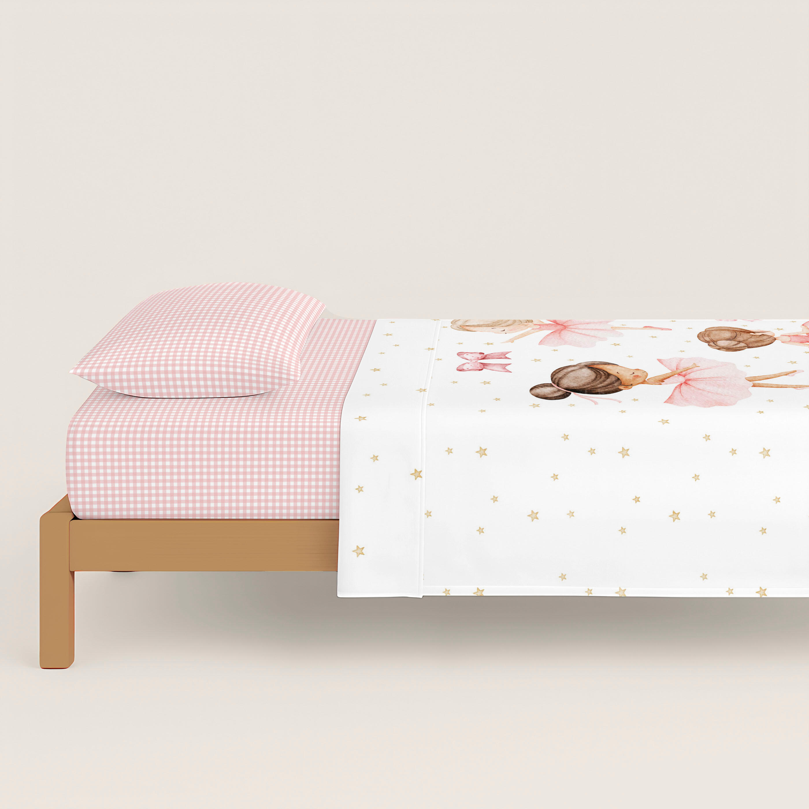 Juego de sábanas Ballet 3 piezas para camas de 90 cm
 - 3