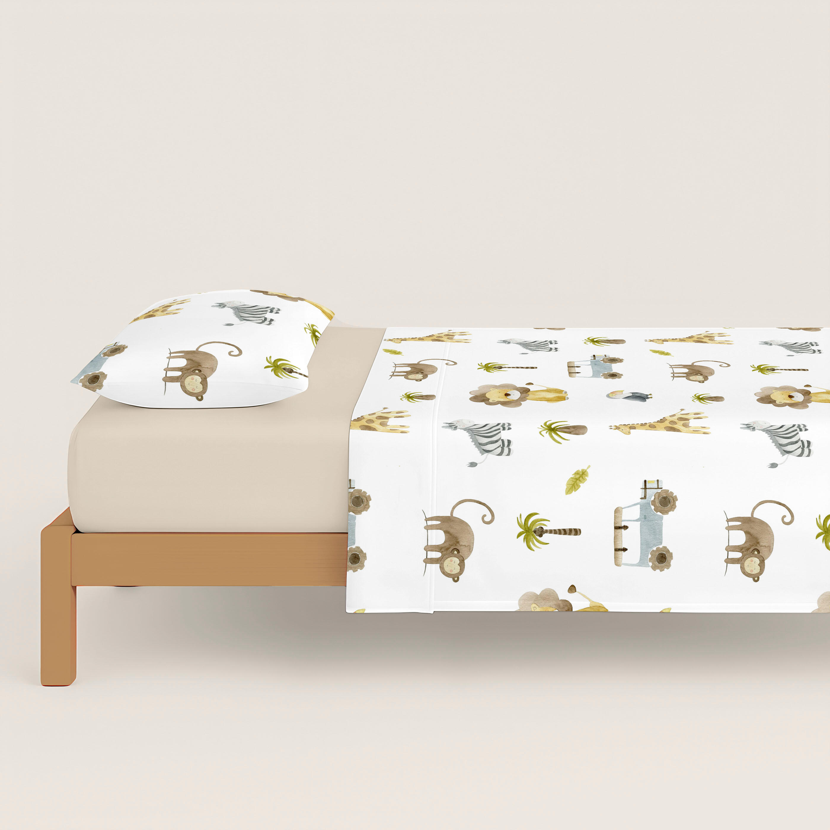 Juego de sábanas Serengeti 3 piezas para camas de 90 cm
 - 3