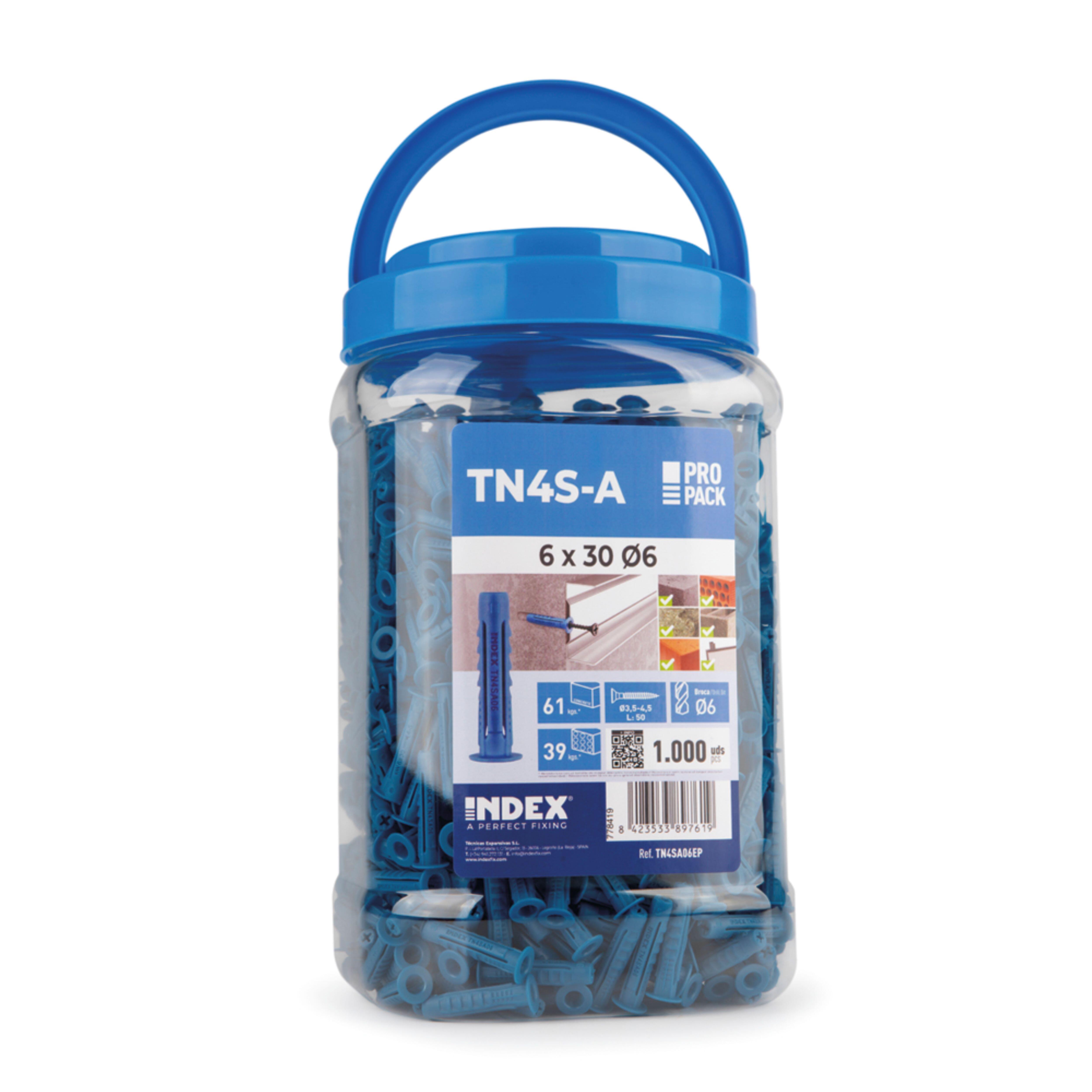TACO NYLON 6X30MM CON COLLARIN 1000UDS - 4