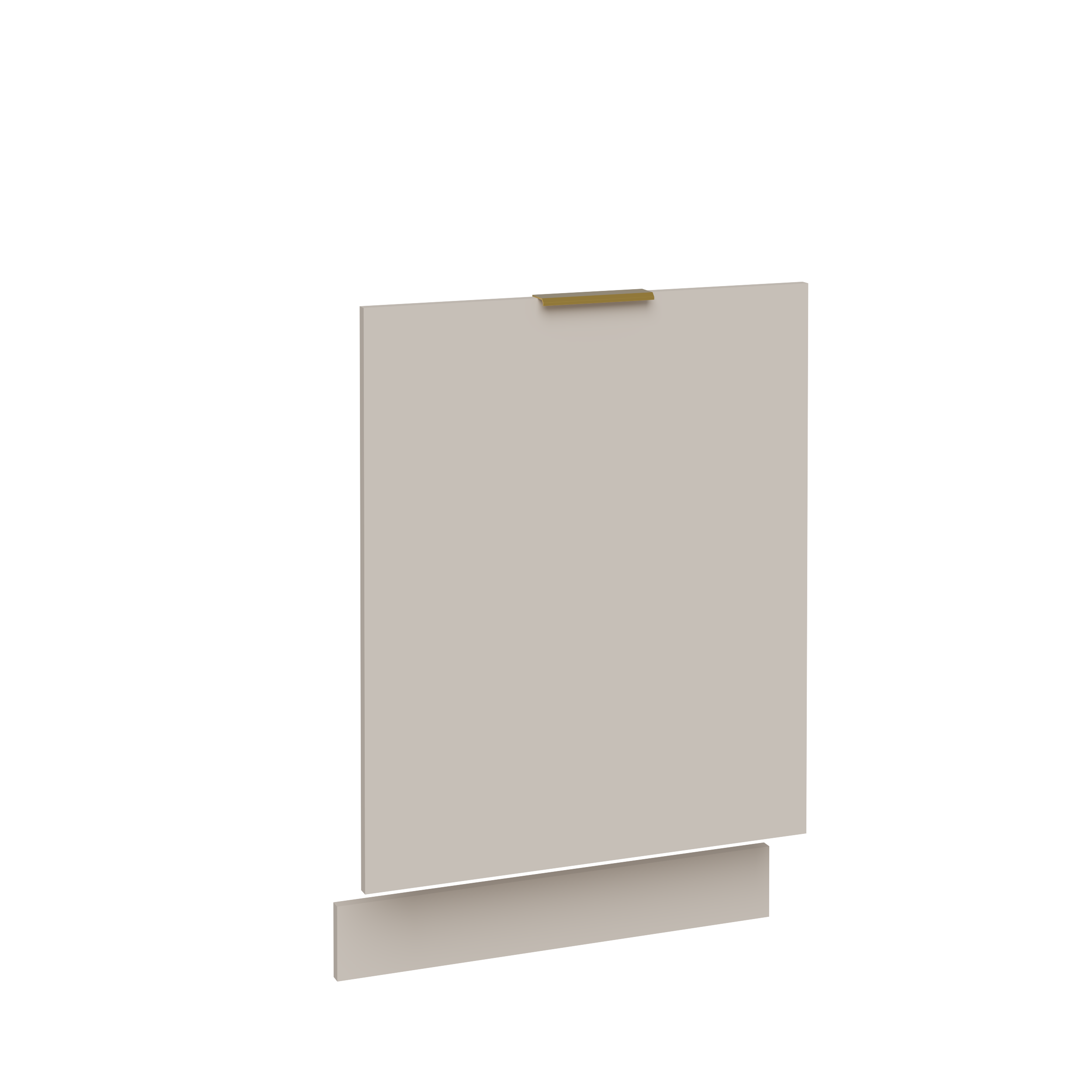 Panel zmywarki Diuna 60 cm kolor kaszmir