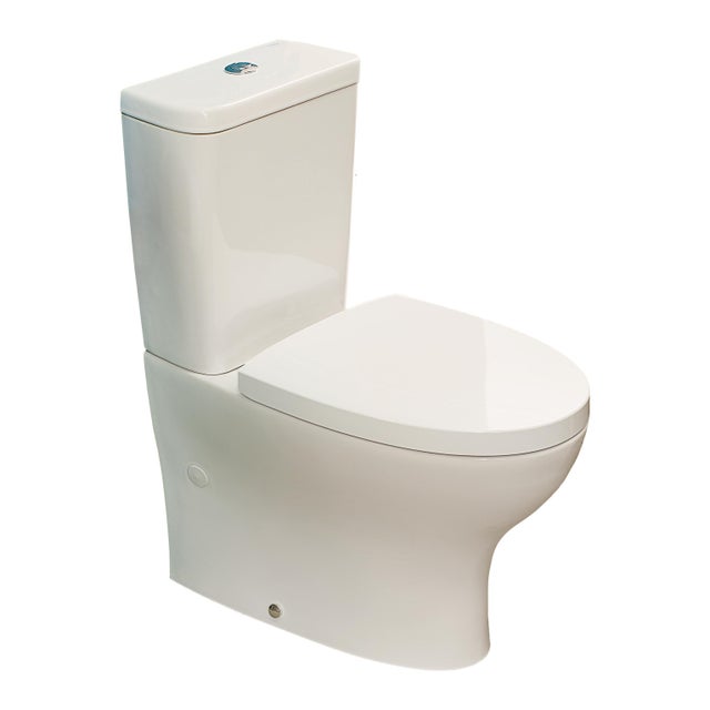 Vaso WC filomuro SANITANA pop art, sedile escluso P 62.5 x L 34.5 x H 39.5 cm bianco