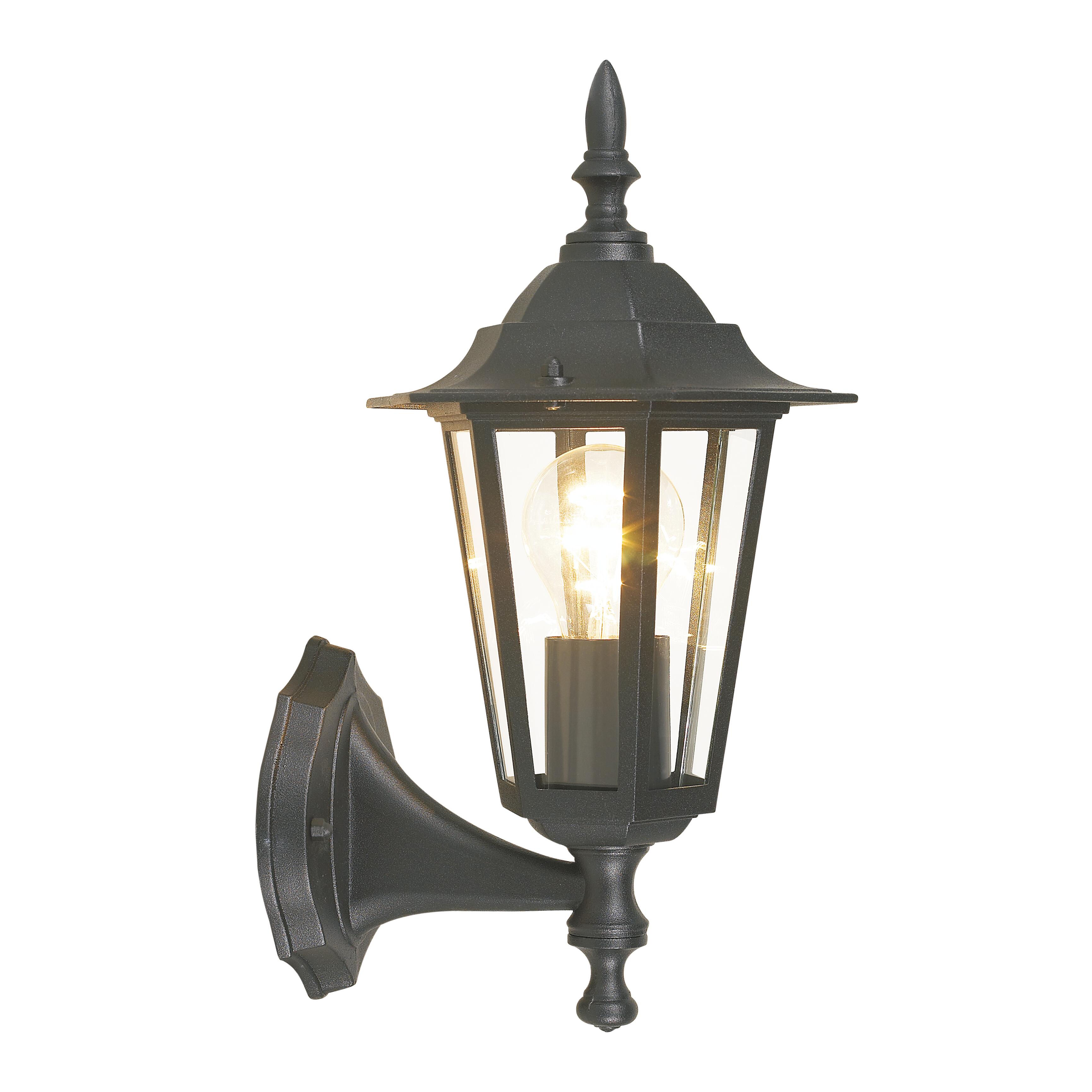 Applique classico da esterno Laterna nero IP44 E27 EGLO - 2