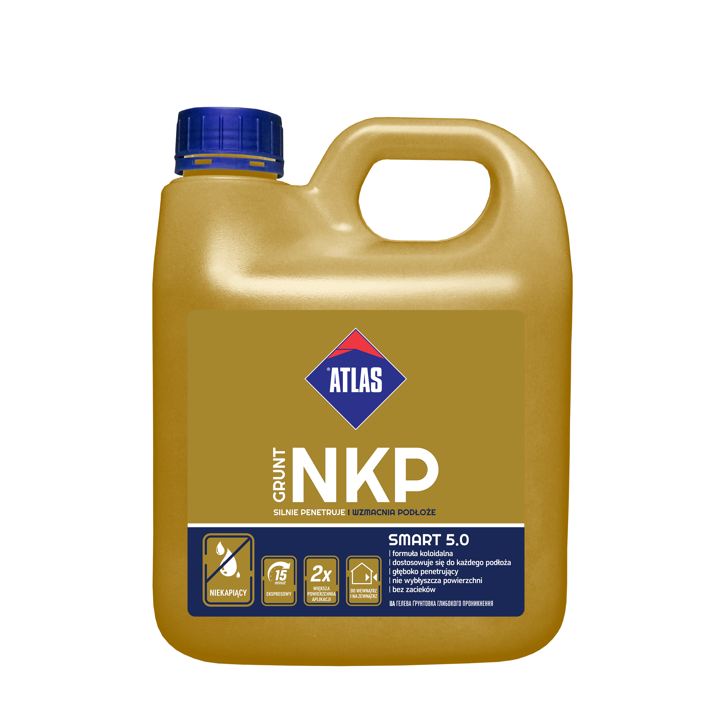 Grunt głęboko penetrujący i wzmacnia podłoże NKP 2 kg Atlas